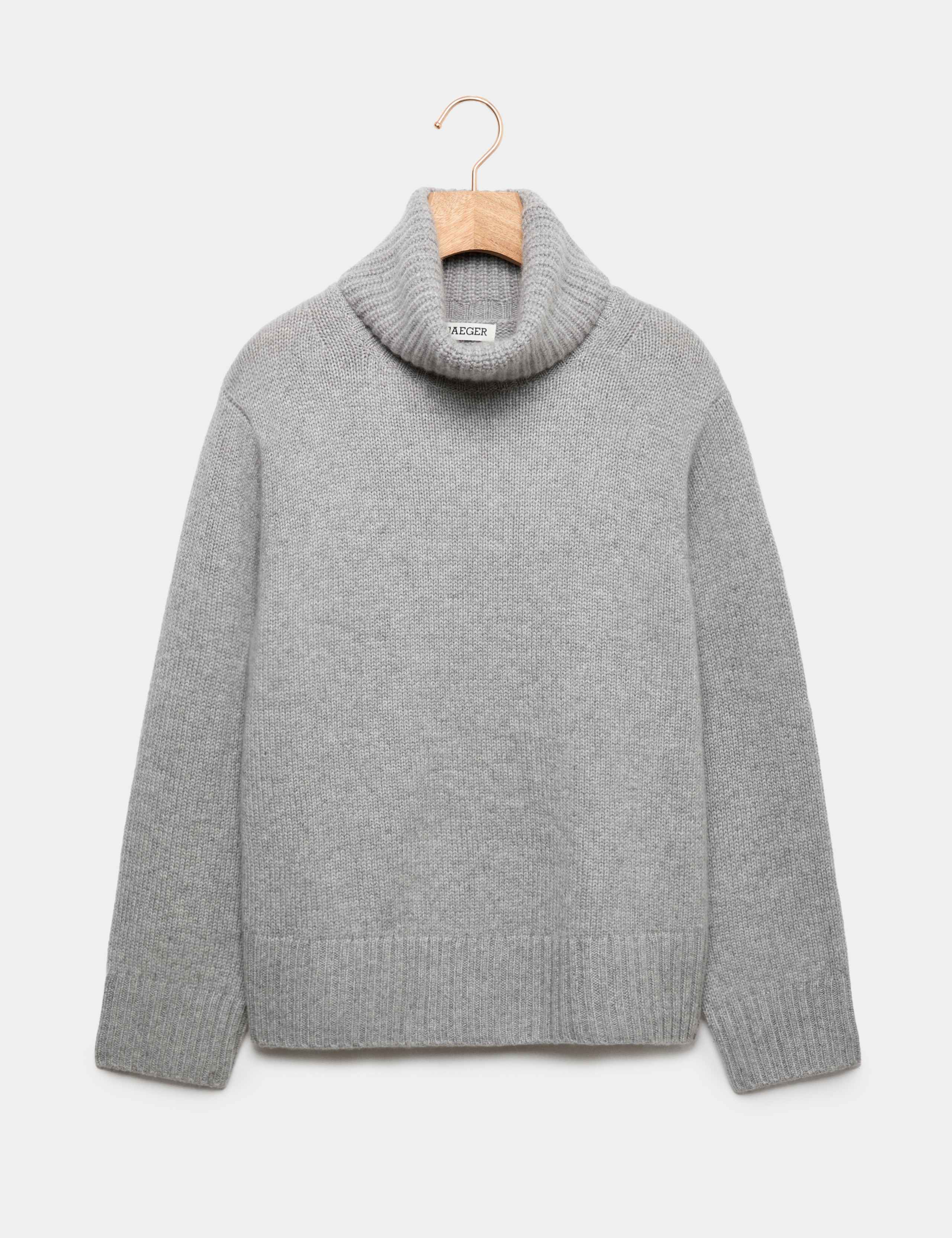Pure Cashmere Chunky Roll Neck Jumper 2 of 7