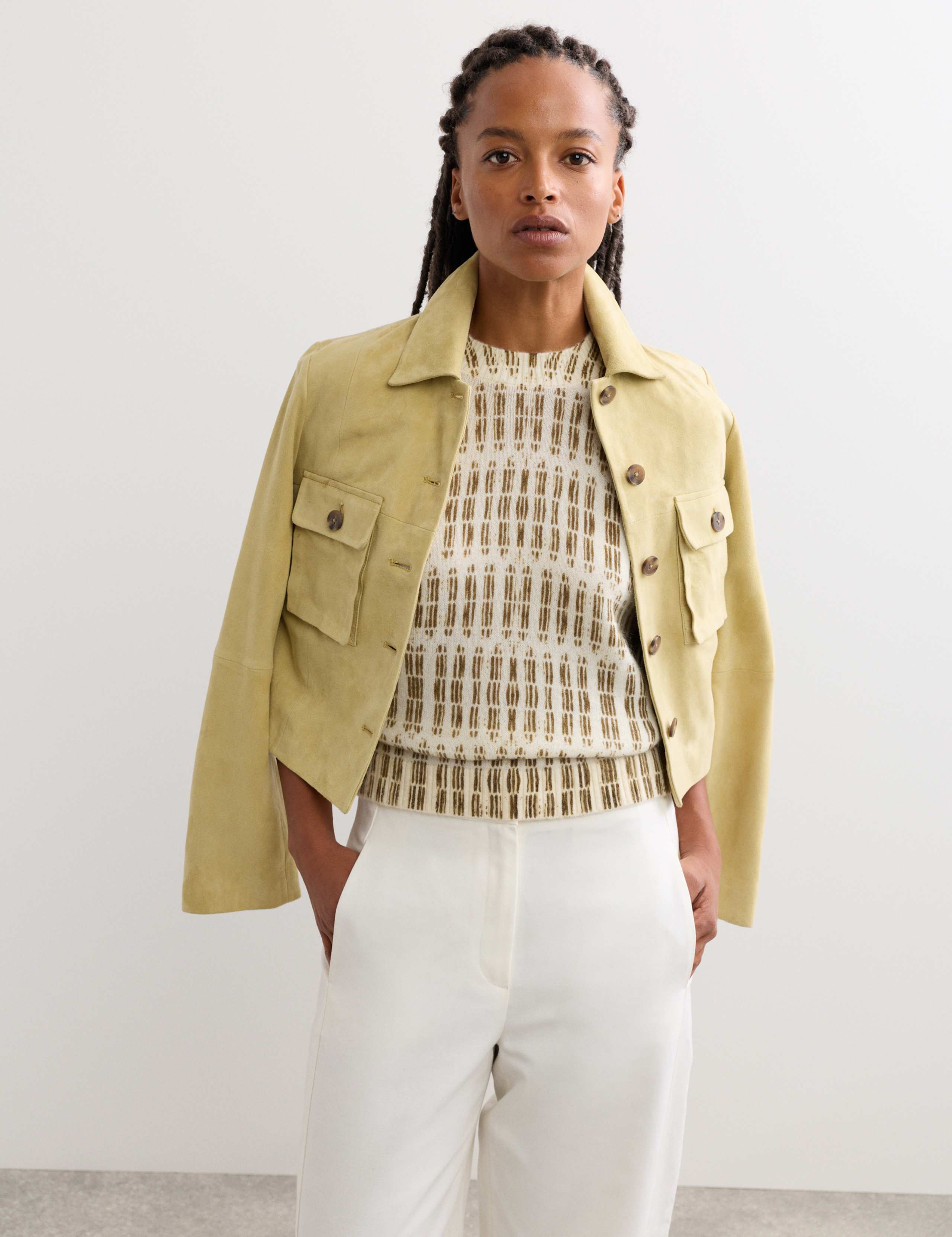 Mohair Blend Patterned Jumper 1 of 6