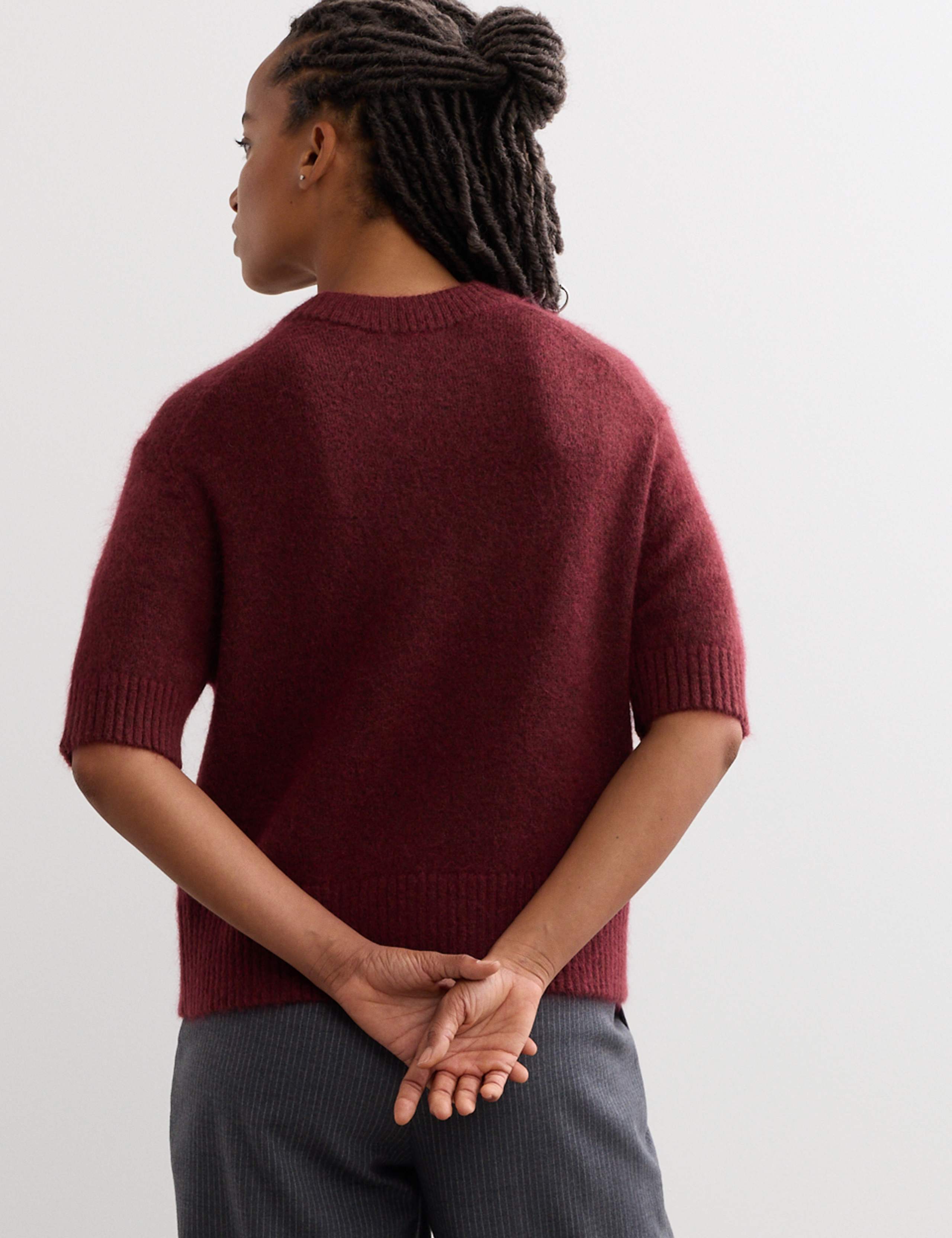 Mohair Blend Textured Jumper 7 of 7