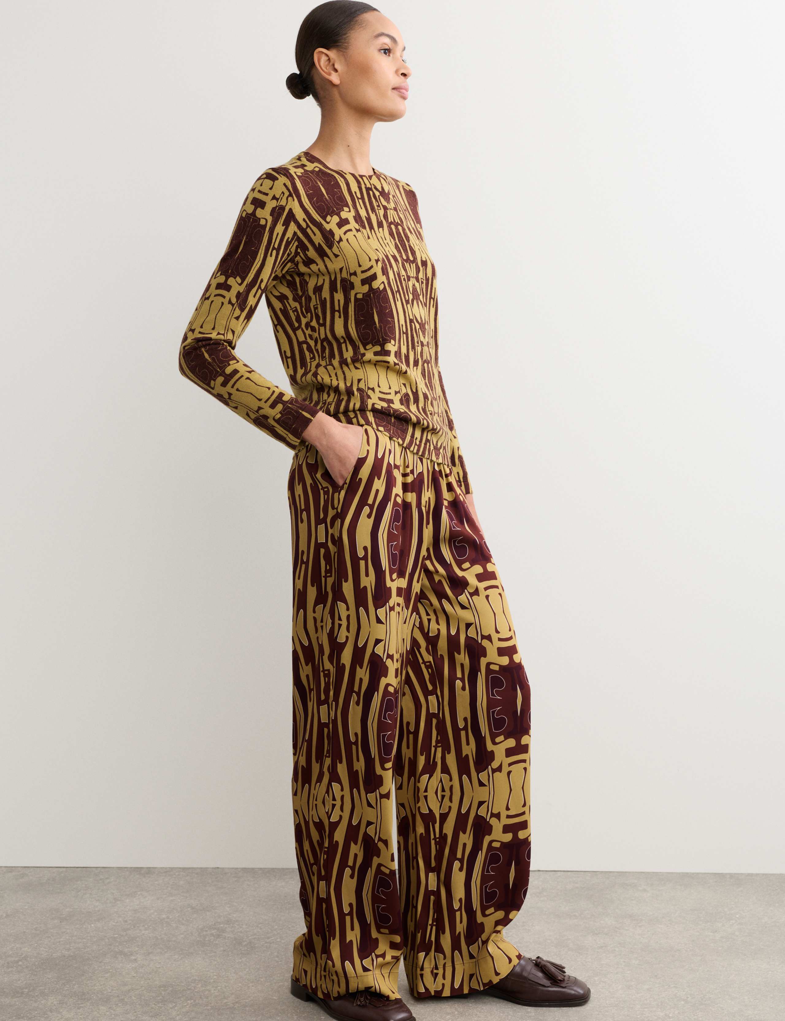 Pure Merino Wool Printed Jumper 6 of 6