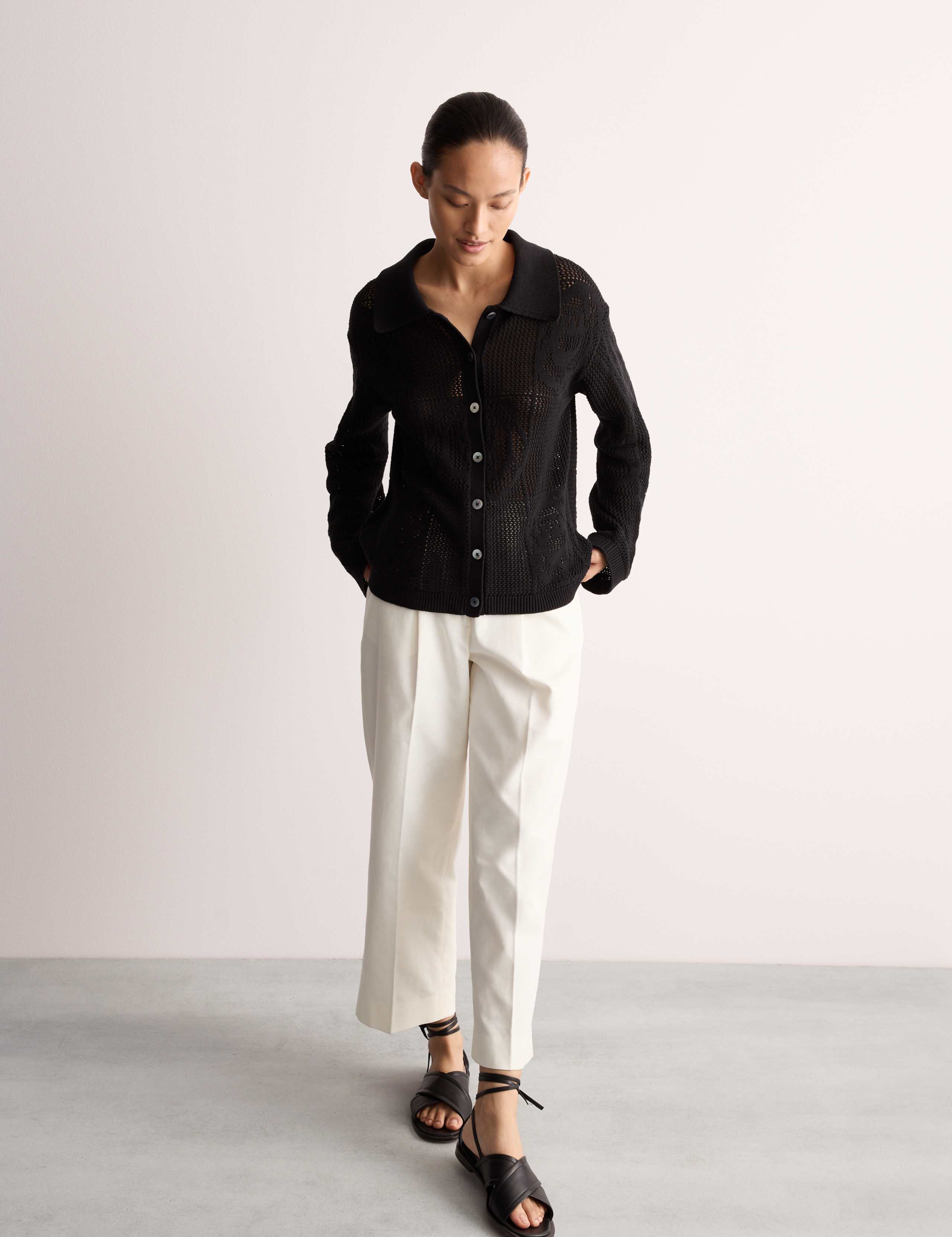 Pure Cotton Patchwork Cardigan 4 of 7