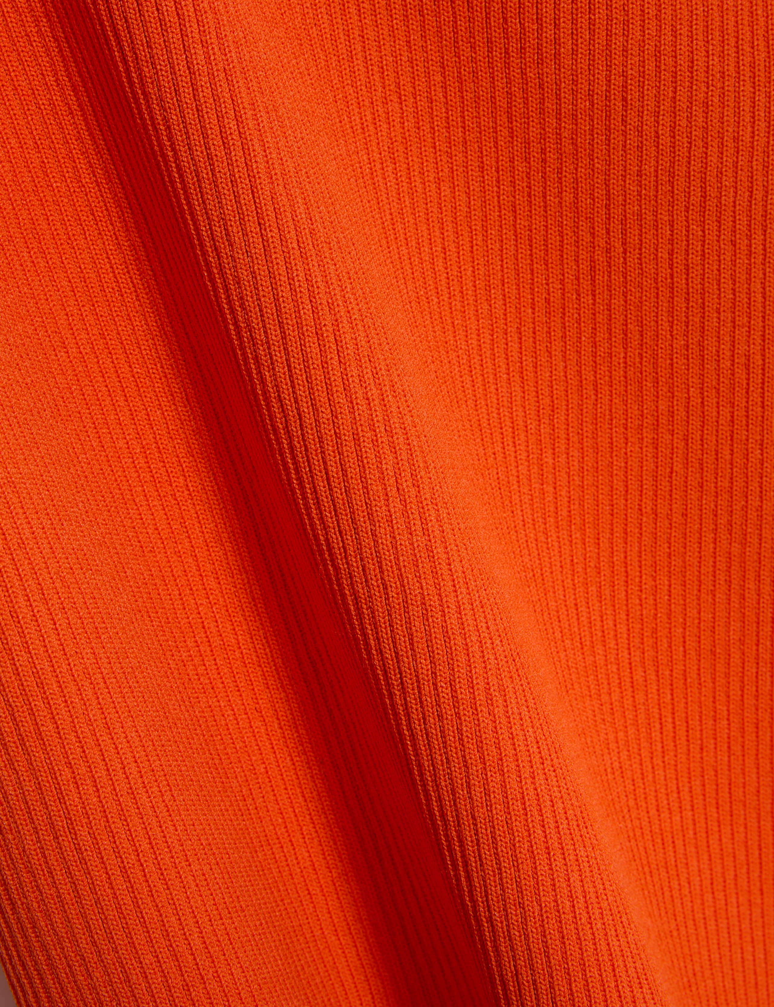 Ribbed V-Neck Knitted Top 8 of 8