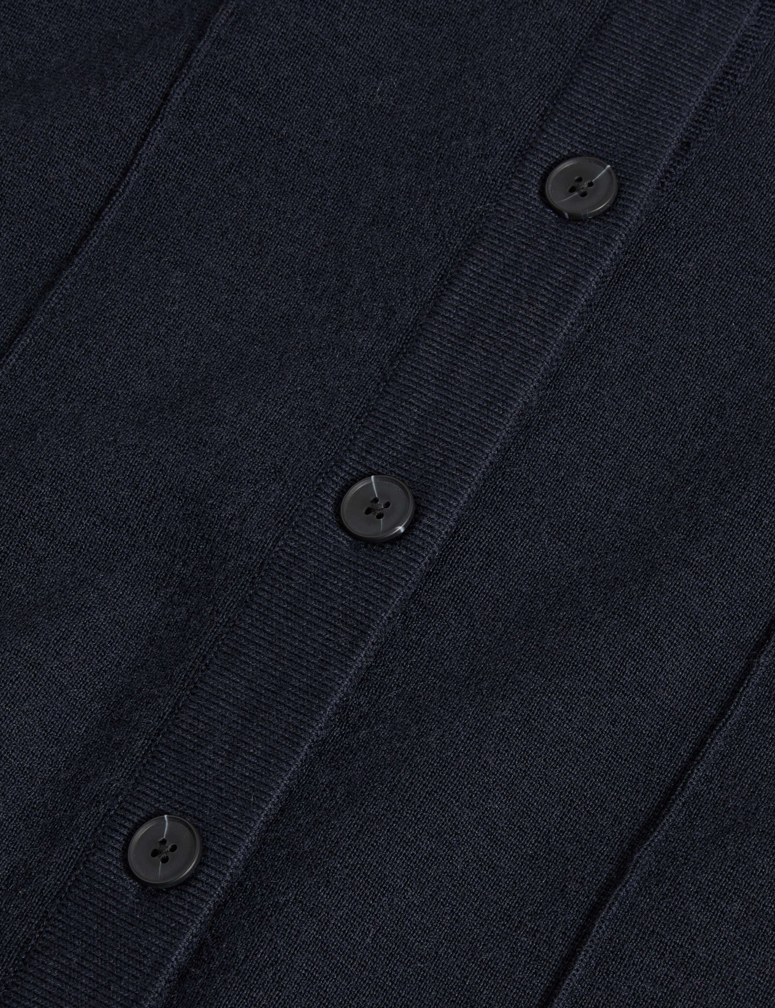 Pure Merino Wool Collared Cardigan 8 of 8