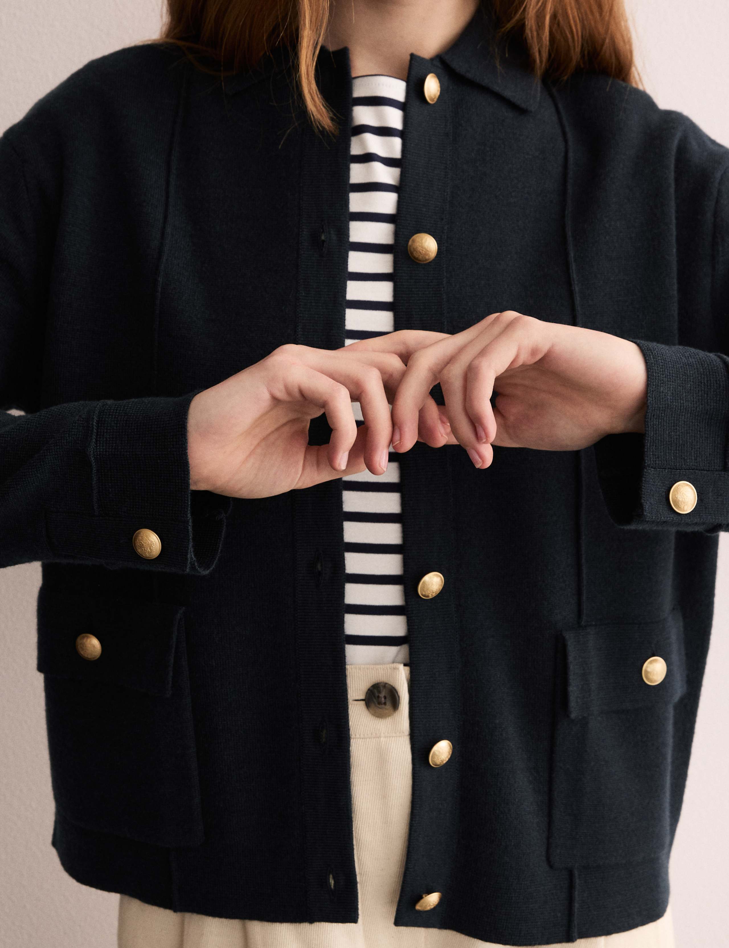 Pure Wool Knitted Jacket 1 of 7