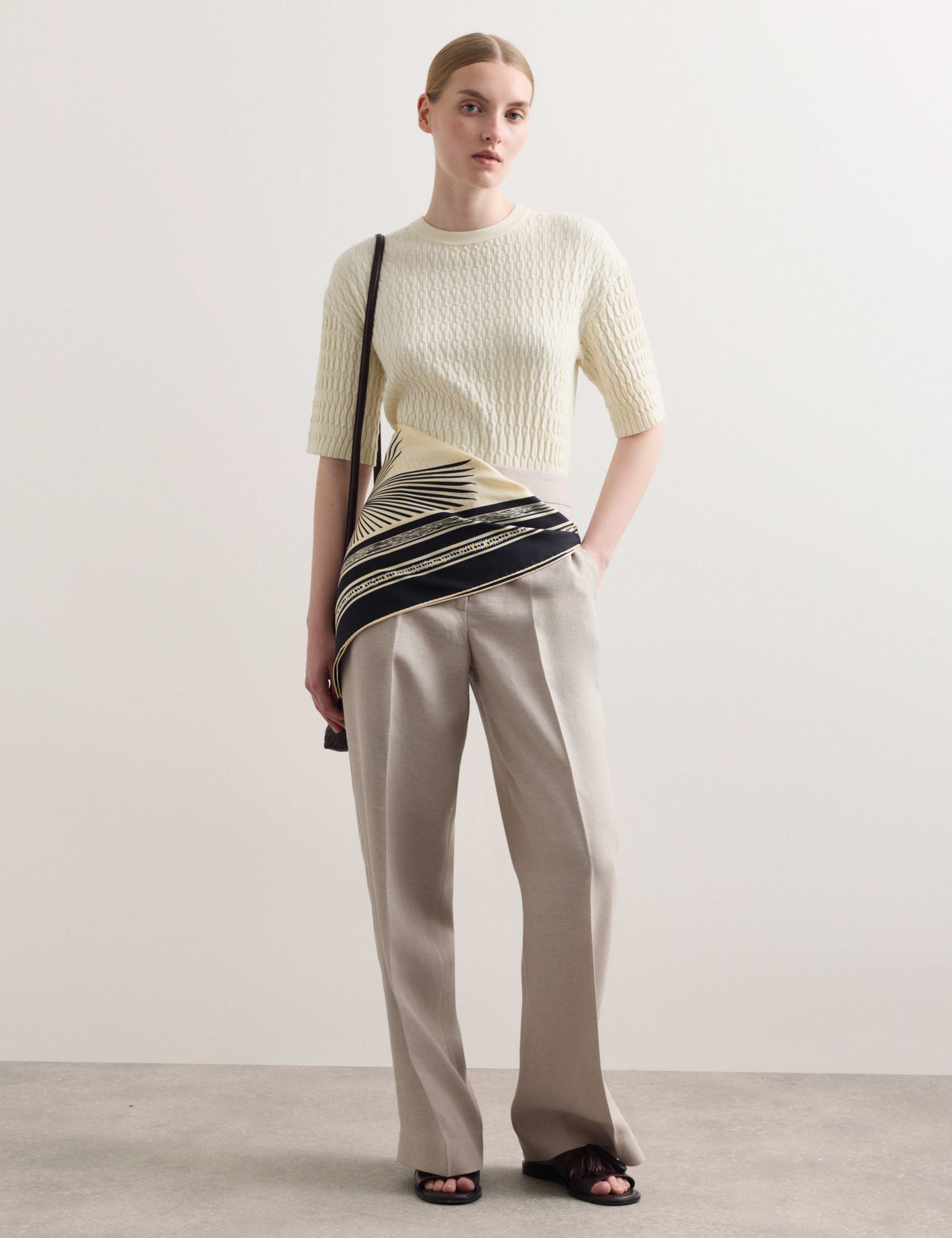 Merino Rich Textured Knitted T-Shirt 3 of 7