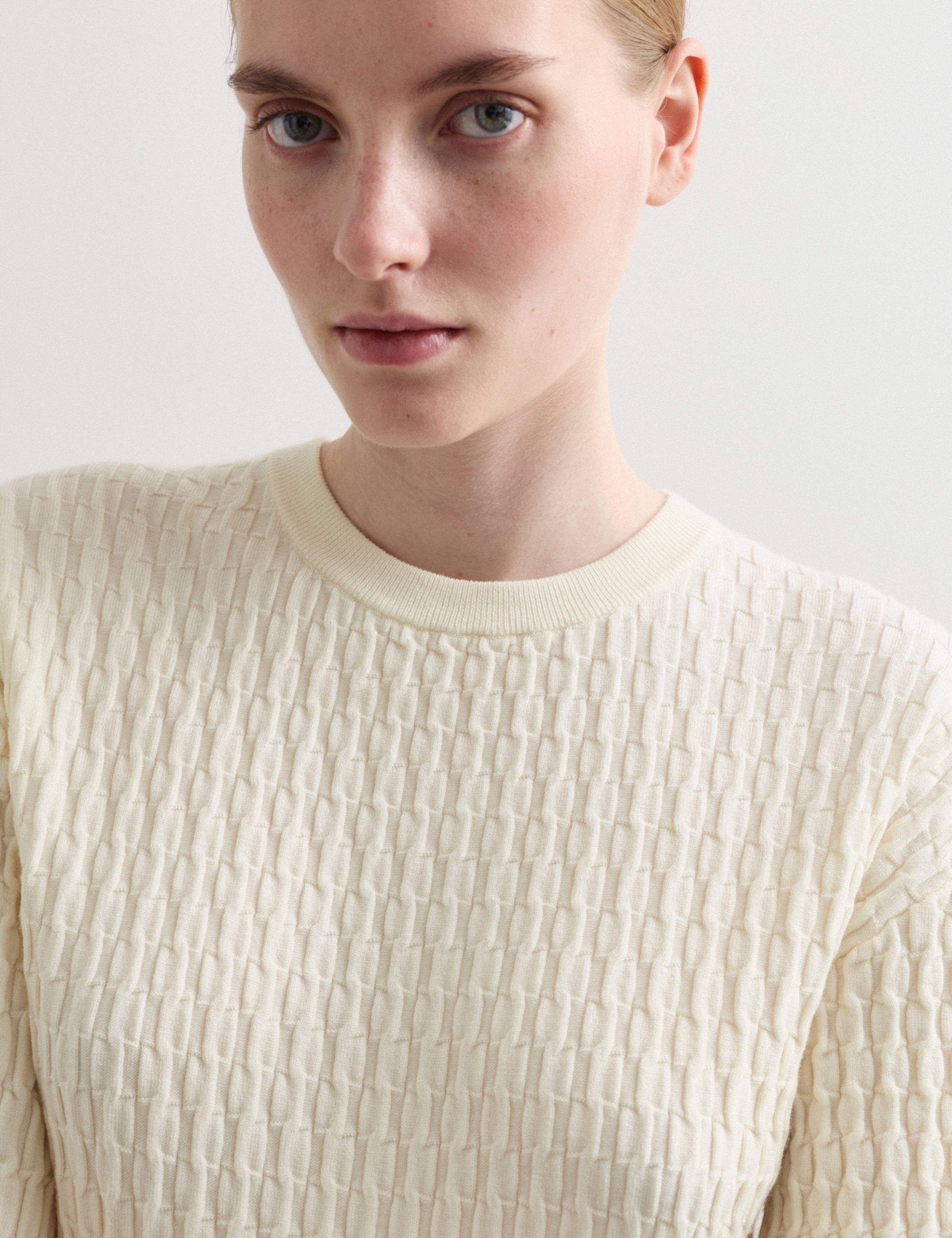 Merino Rich Textured Knitted T-Shirt 4 of 7