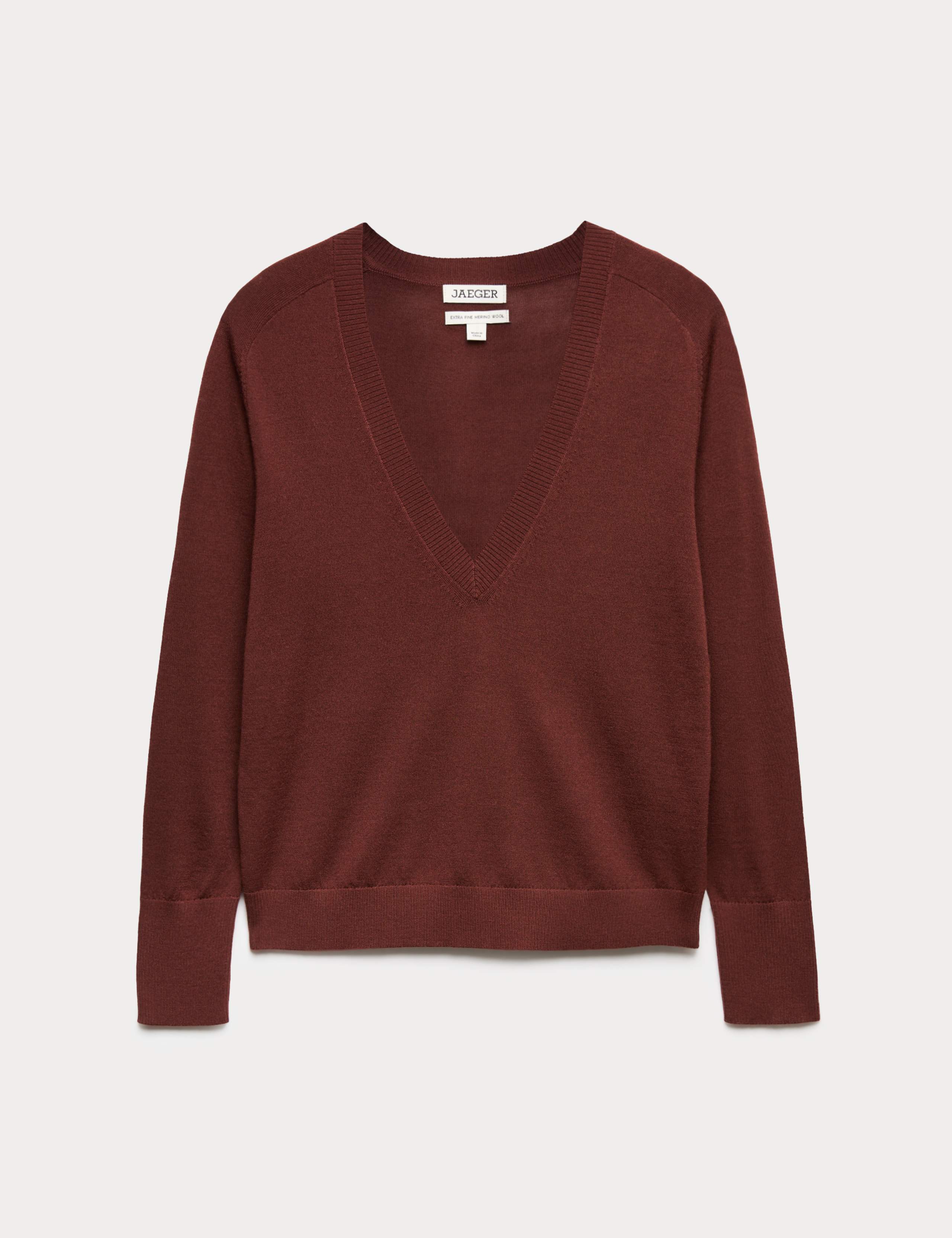 Pure Merino Wool V-Neck Jumper 2 of 6