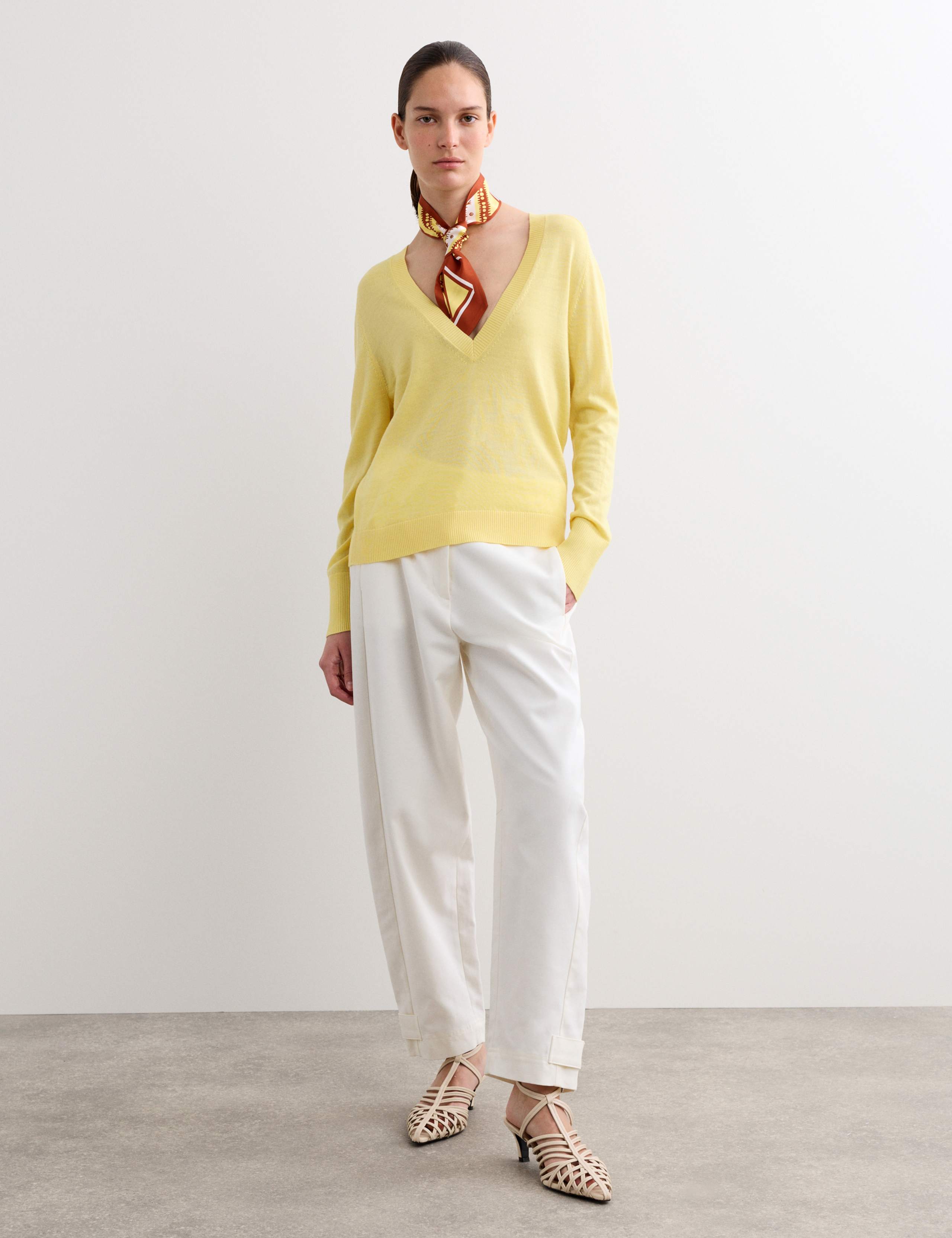 Pure Merino Wool V-Neck Jumper 4 of 8