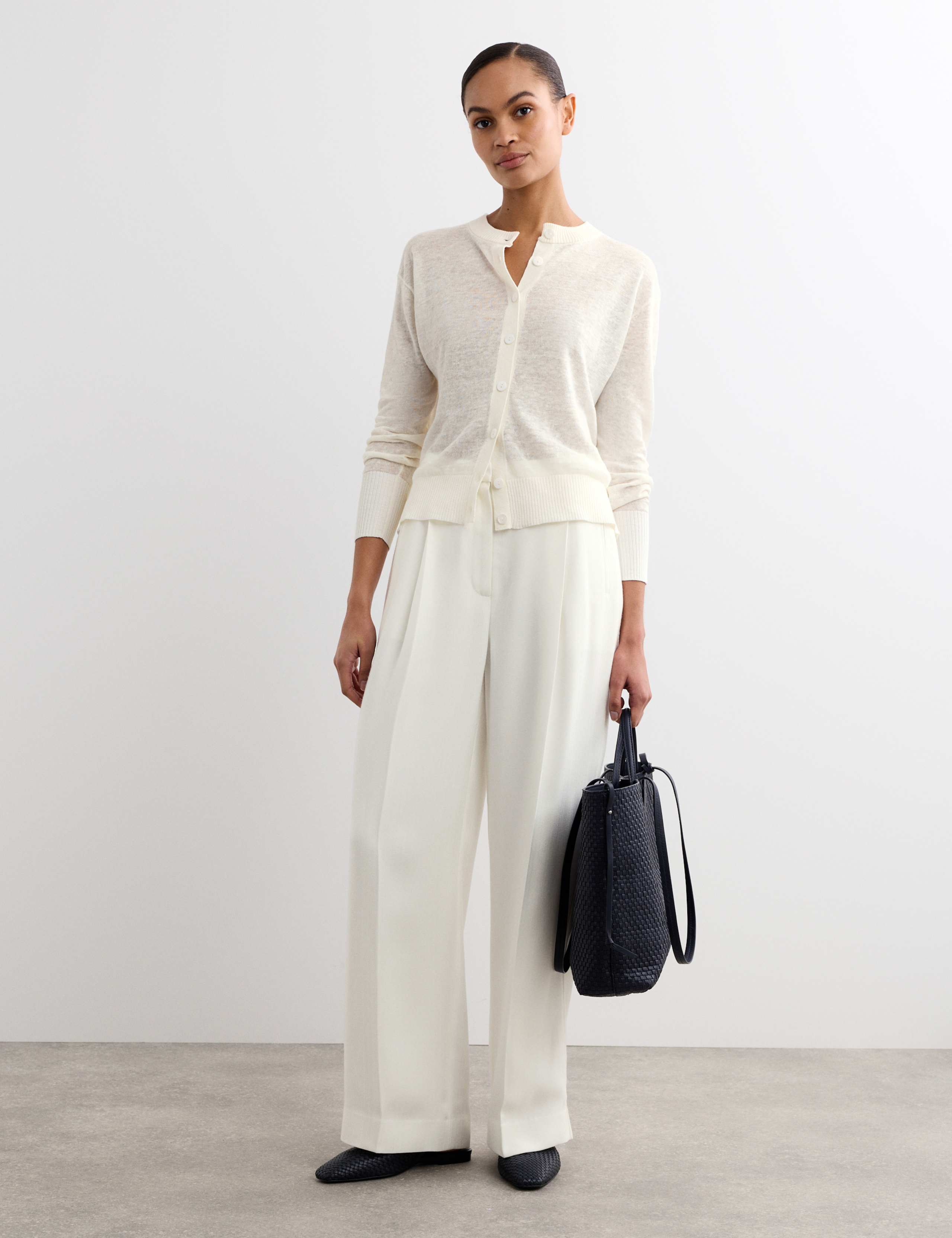 Pure Linen Cardigan 1 of 7