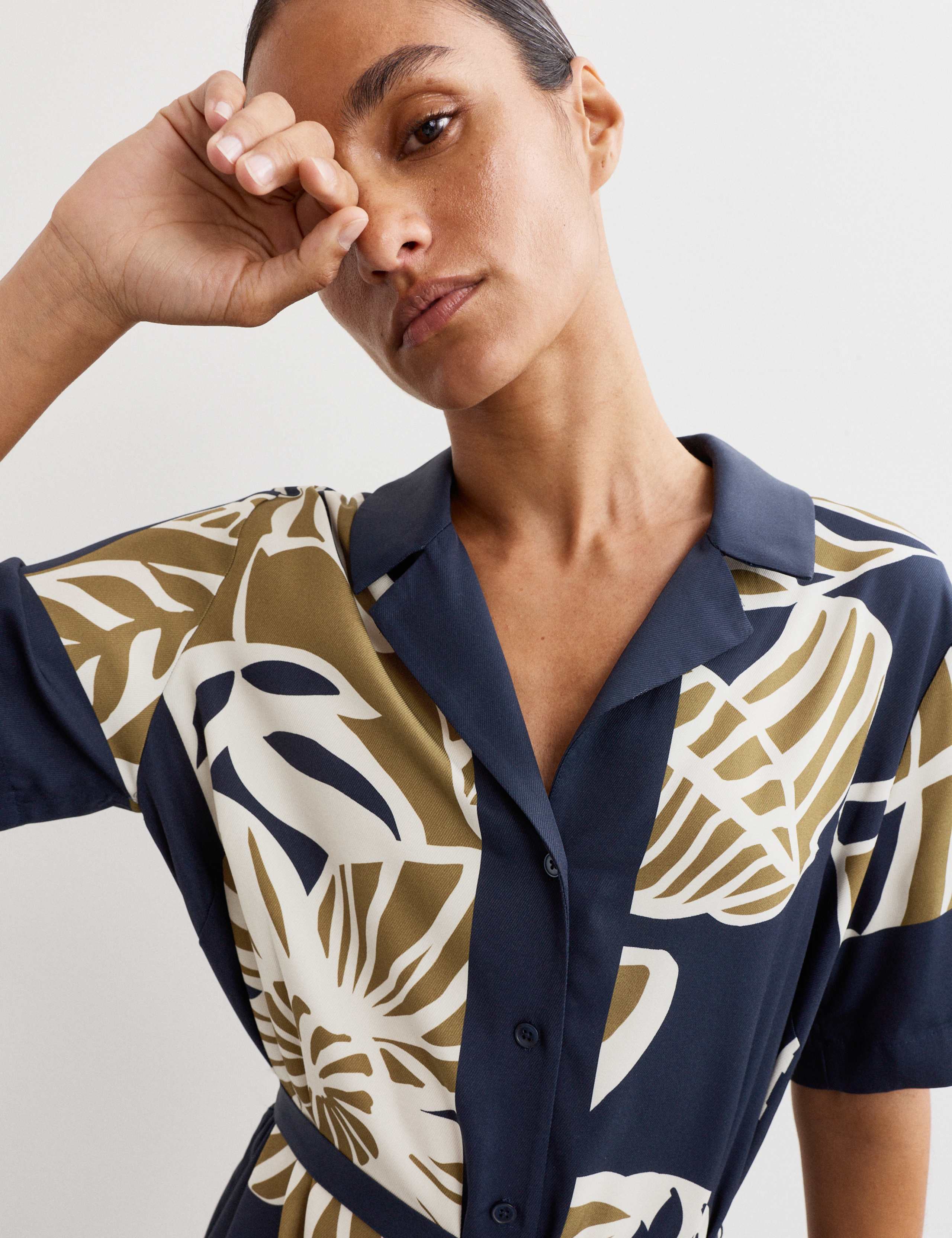 Botanical Print Dress 3 of 8