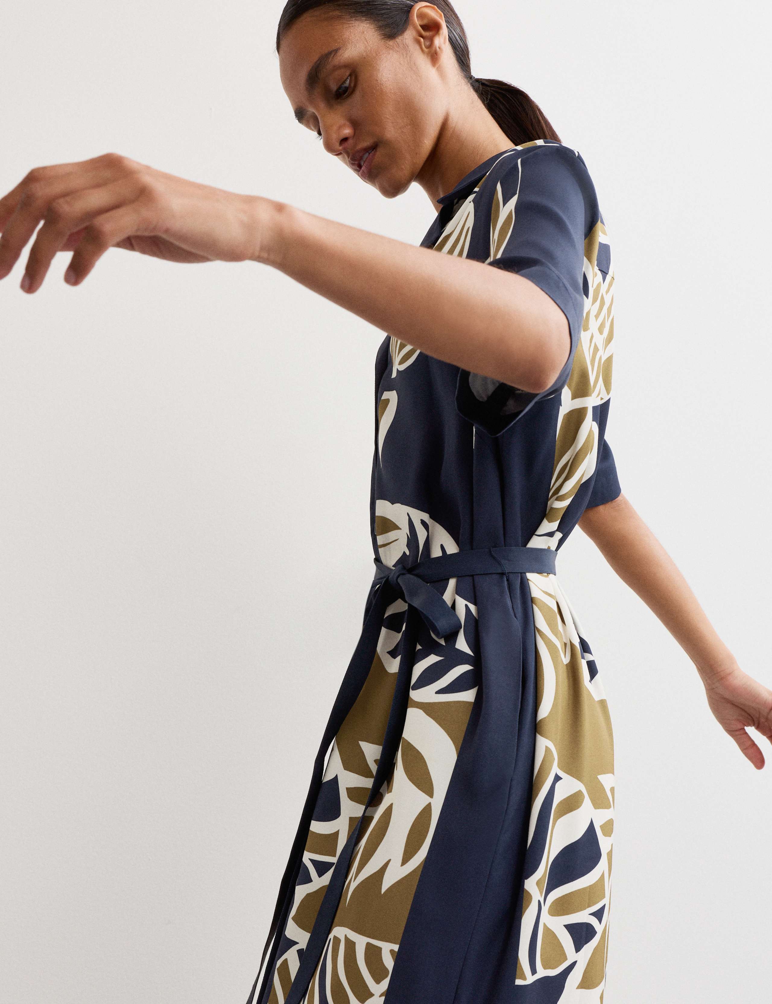Botanical Print Dress 6 of 8