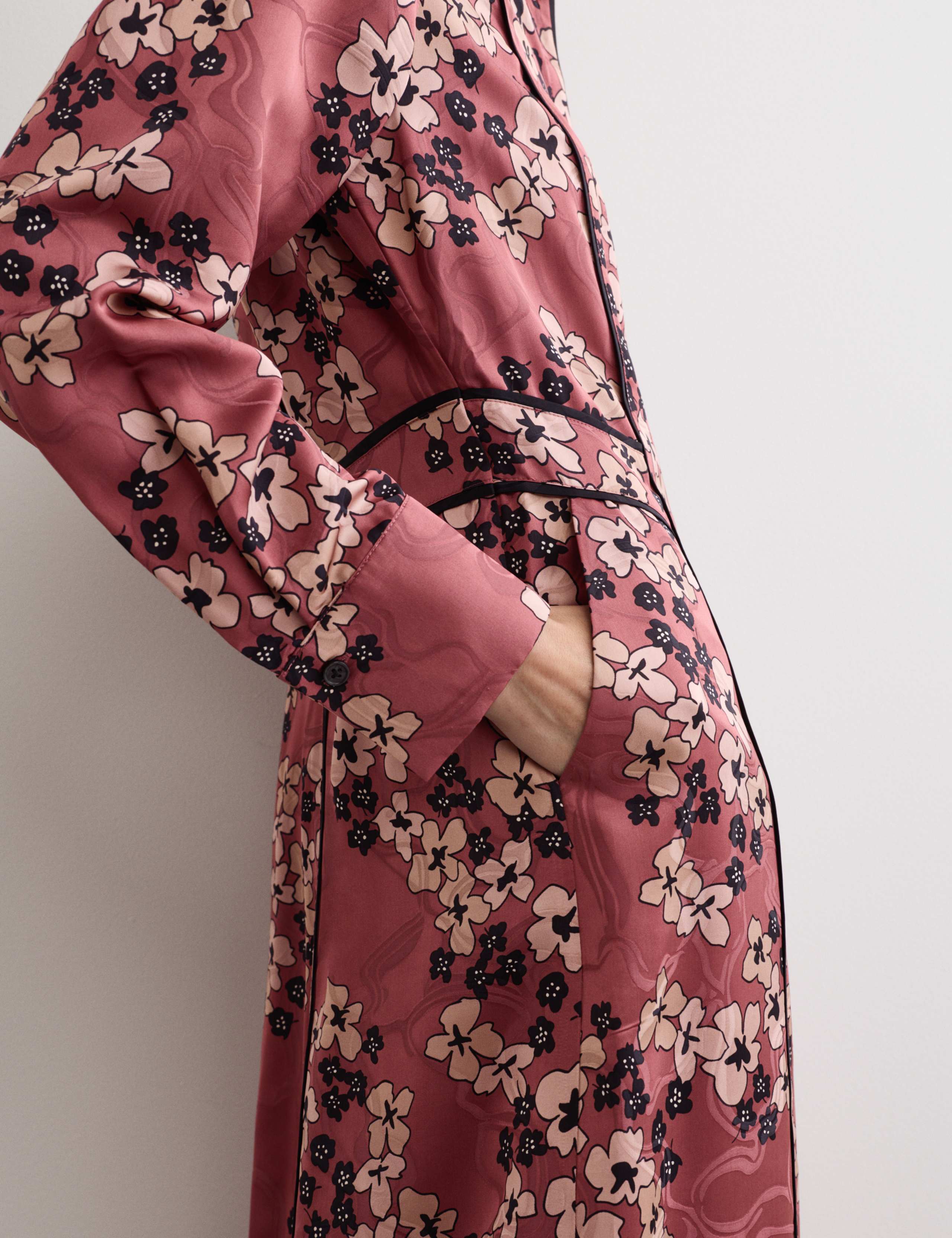 Floral Midi Shirt Dress 3 of 8