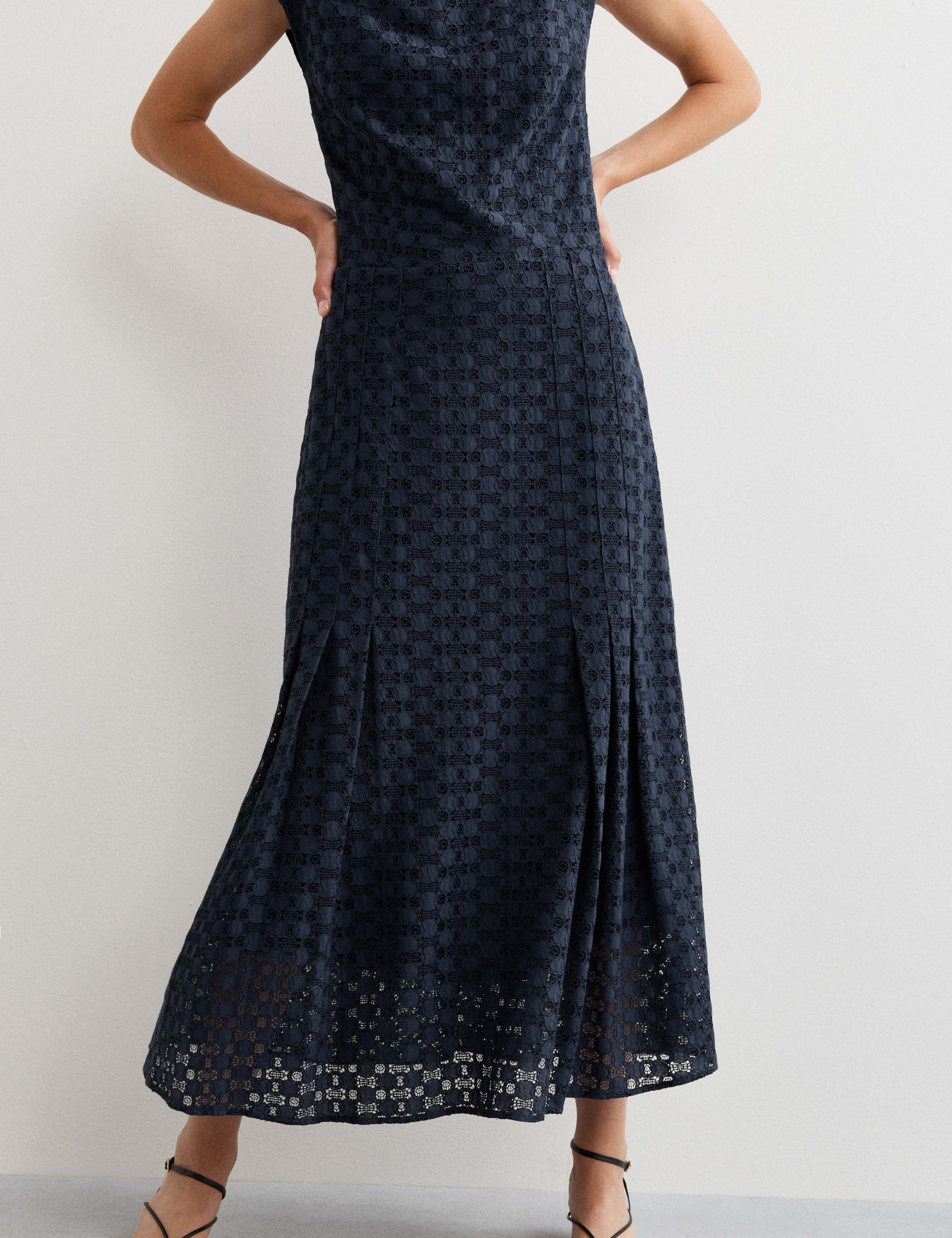 Geo Lace Midi Dress 4 of 8