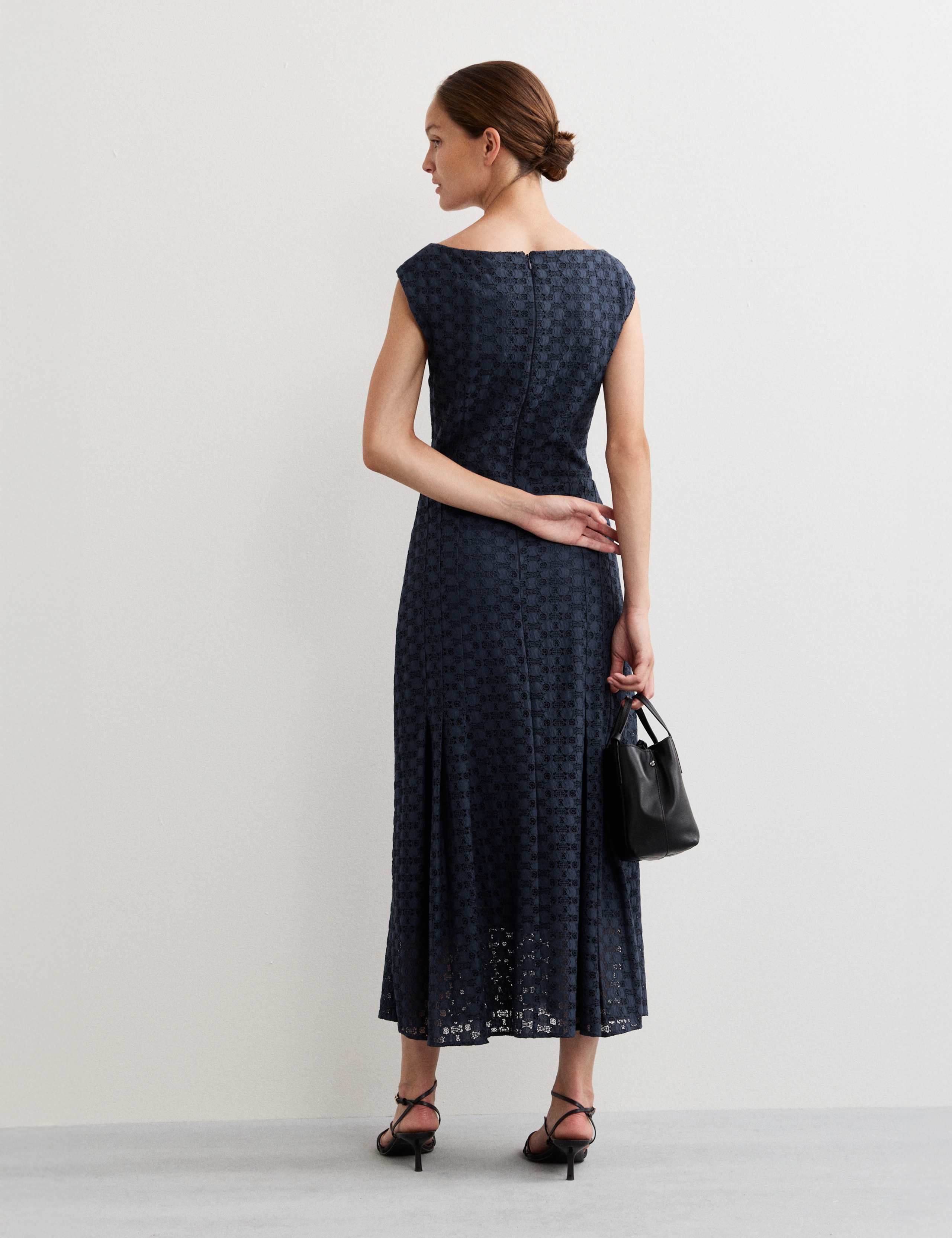 Geo Lace Midi Dress 7 of 8