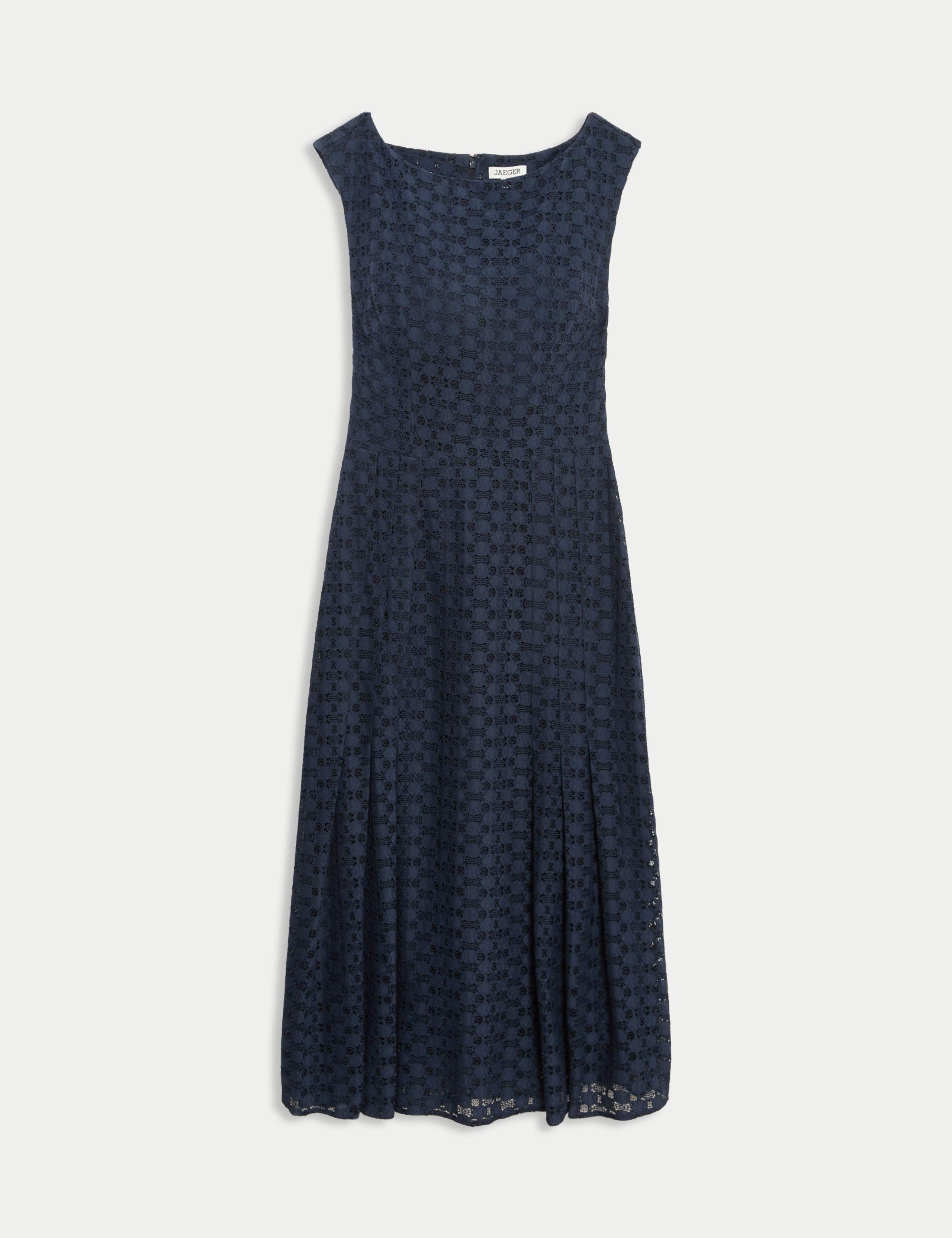 Geo Lace Midi Dress 2 of 8