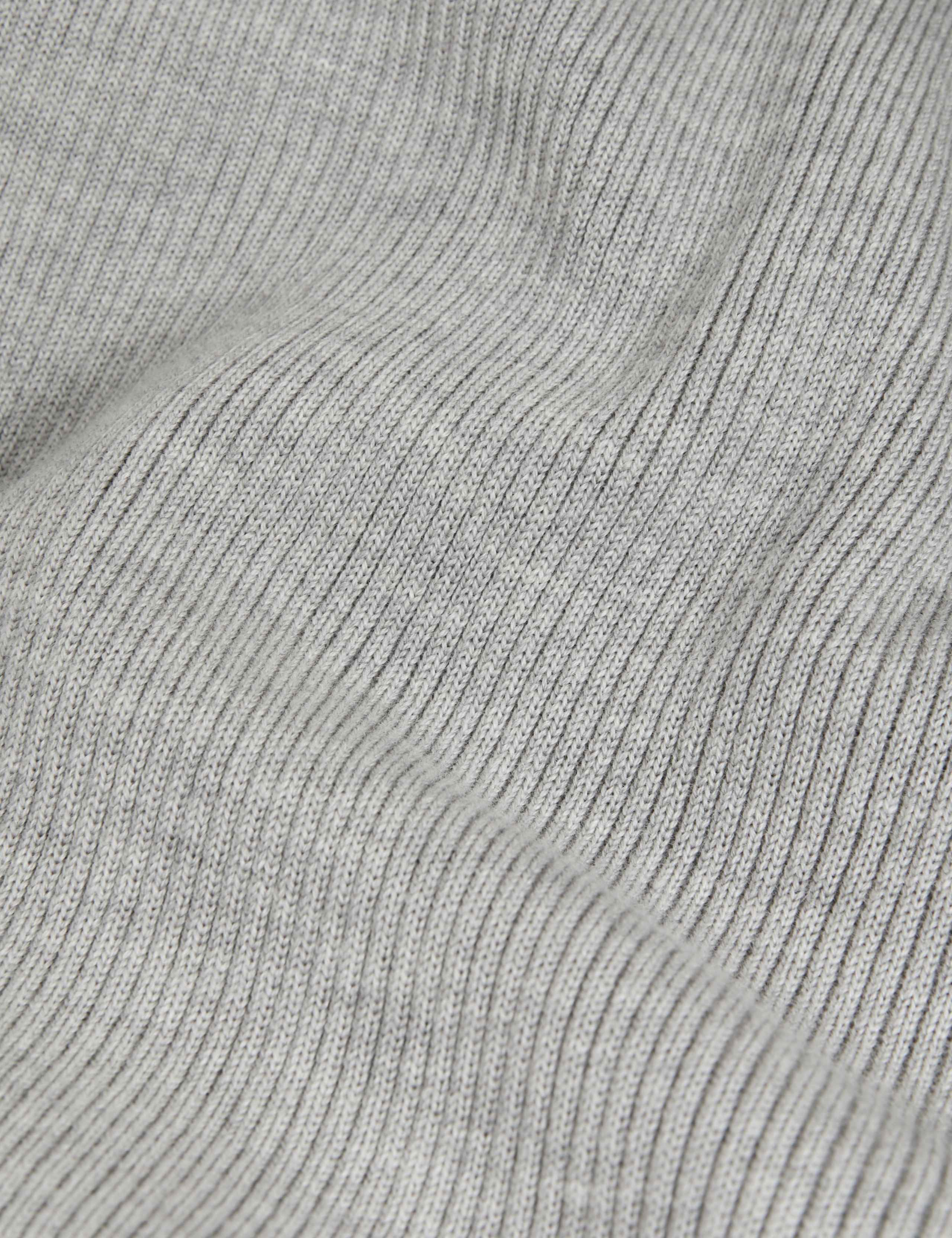 Pure Merino Wool Knitted Funnel Neck Dress 8 of 8