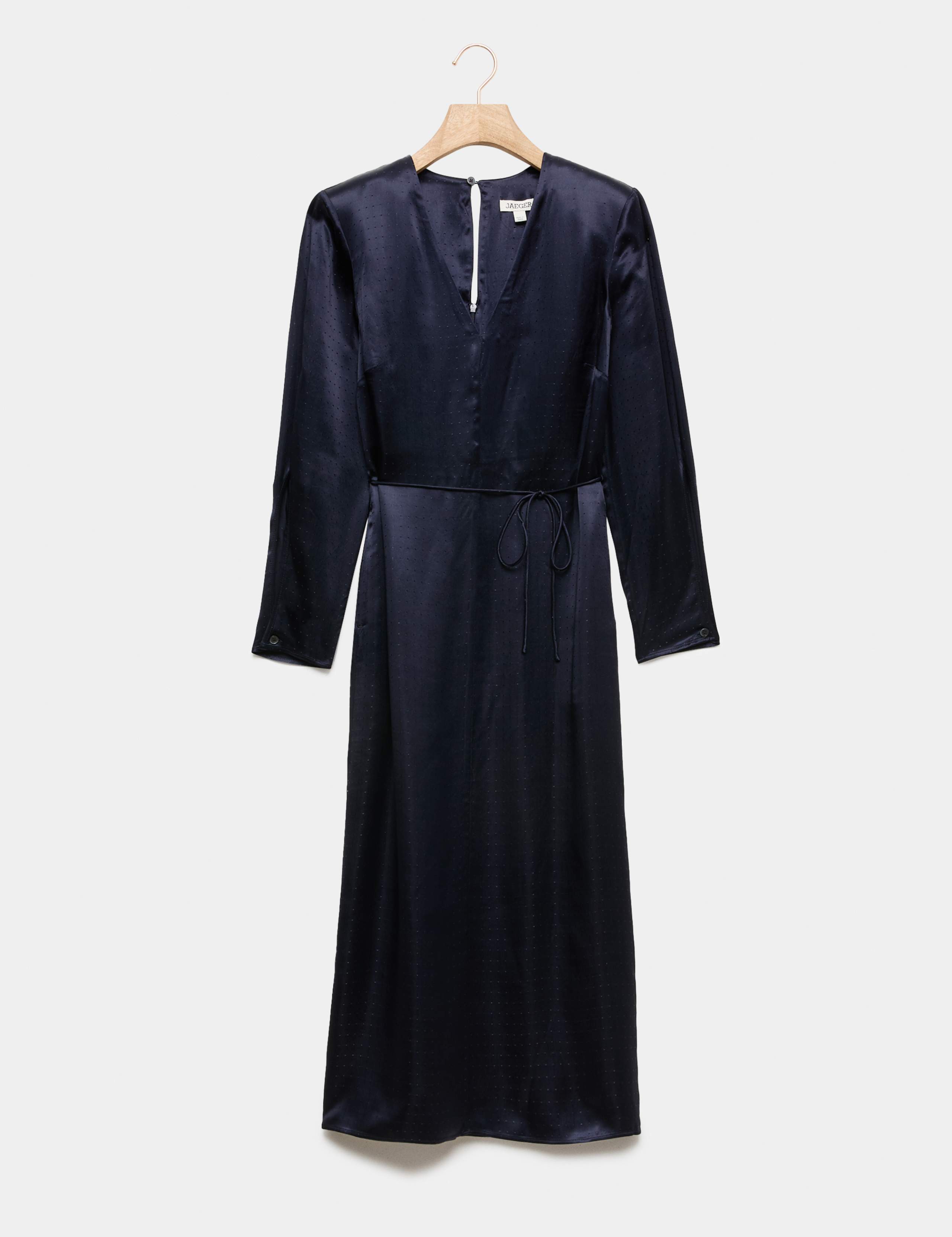 Jacquard V Neck Midi Column Dress 2 of 7