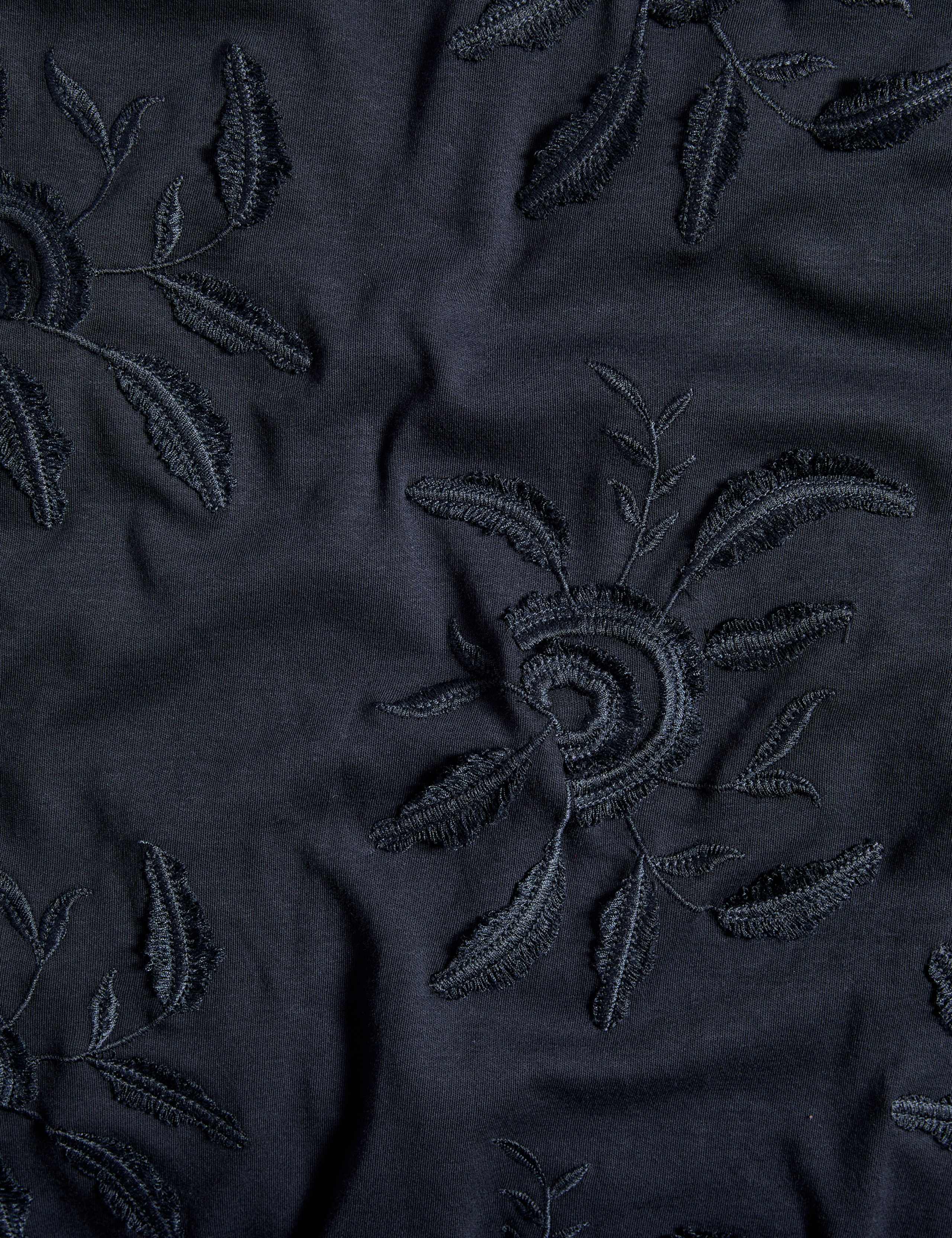 Pure Cotton Embroidered Midi Dress 8 of 8