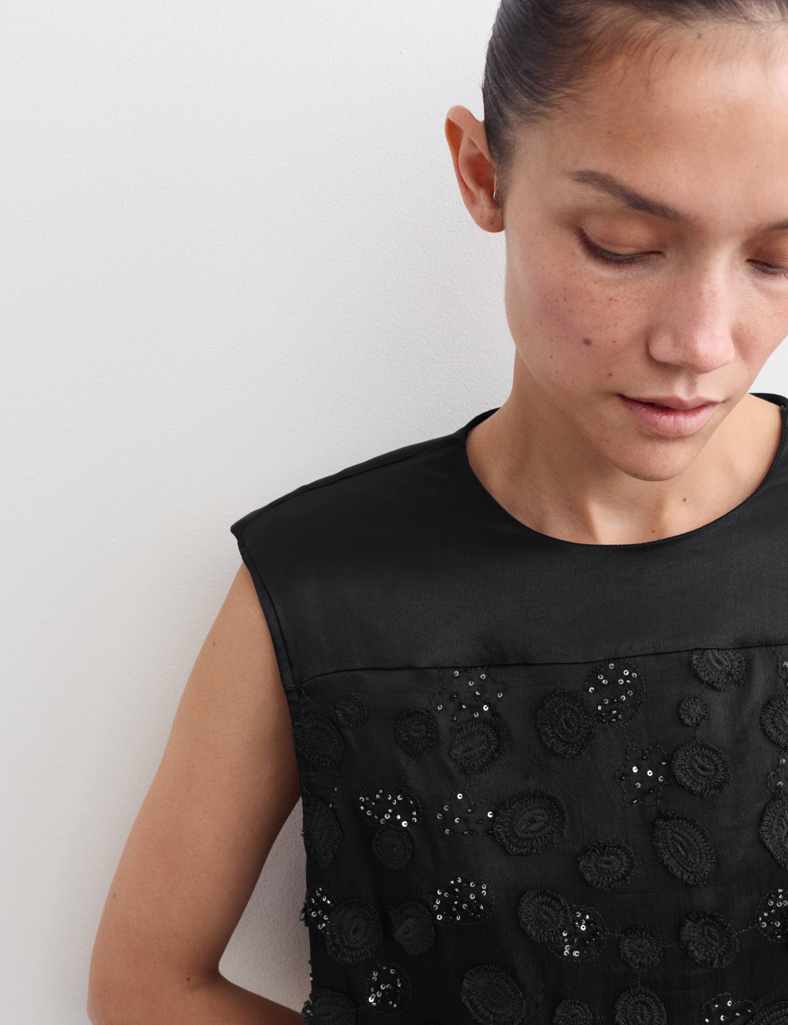 Embellished Tie Detail Midi Column Dress 3 of 7