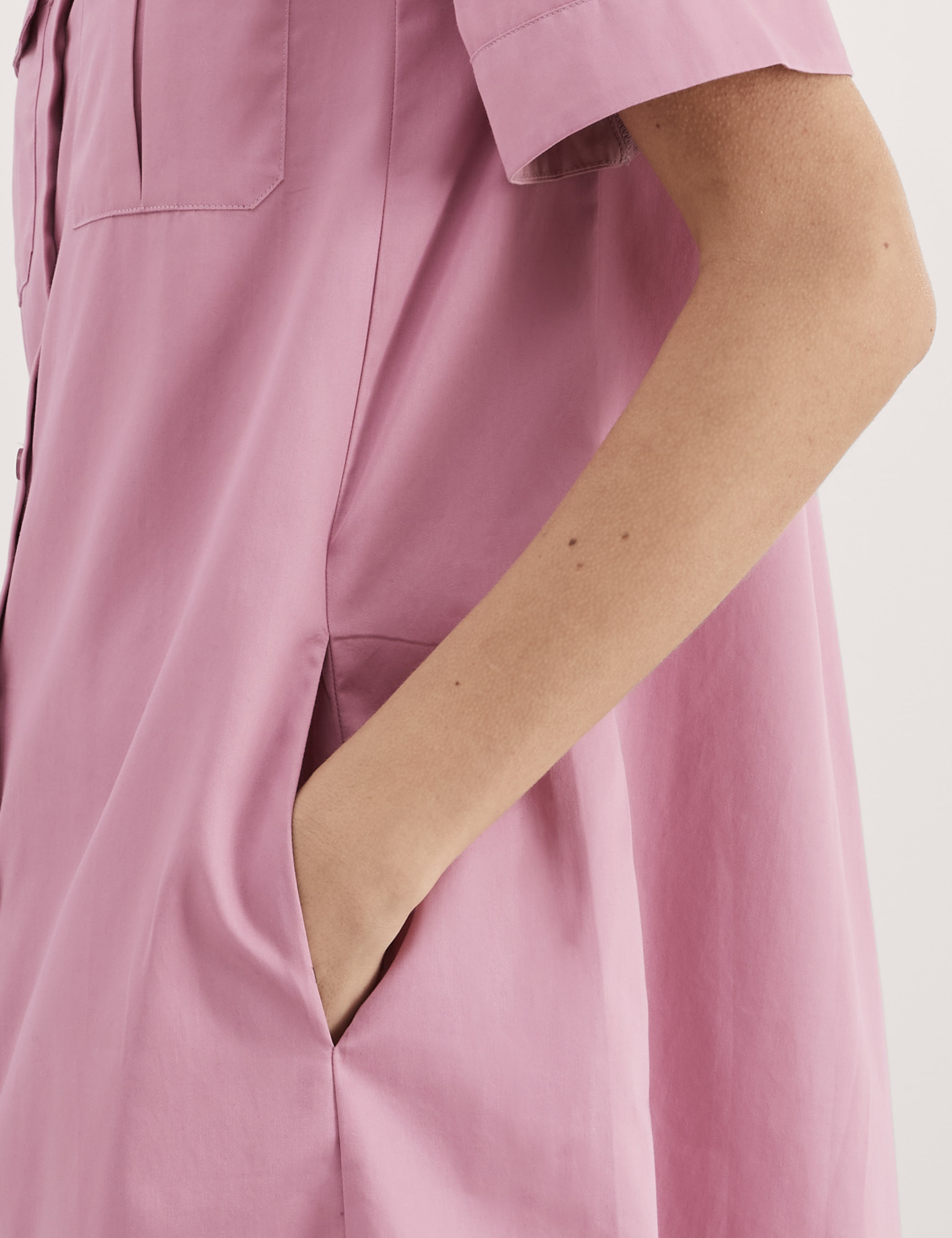 Pure Cotton Mini Utility Shift Dress 5 of 7