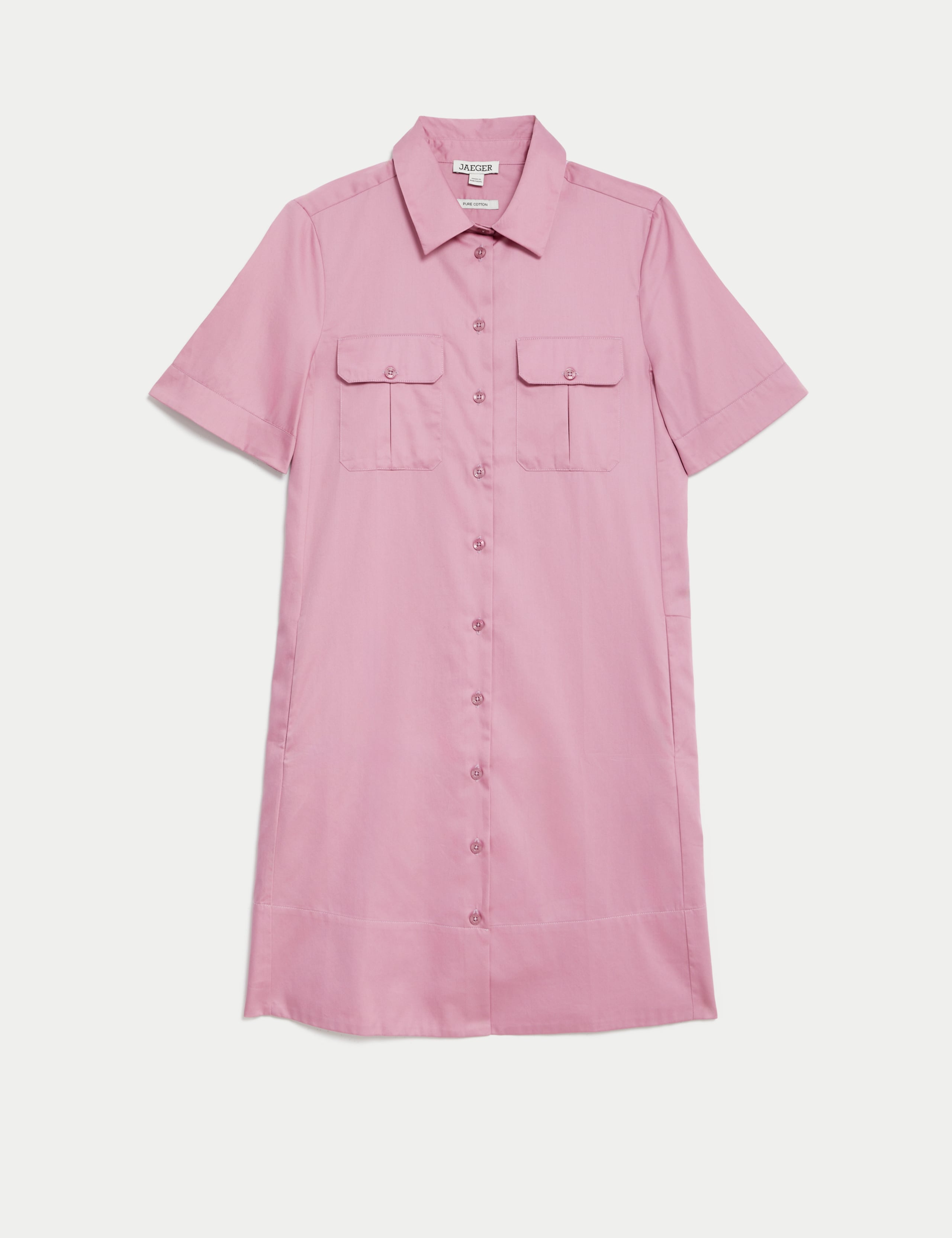 Pure Cotton Mini Utility Shift Dress 2 of 7