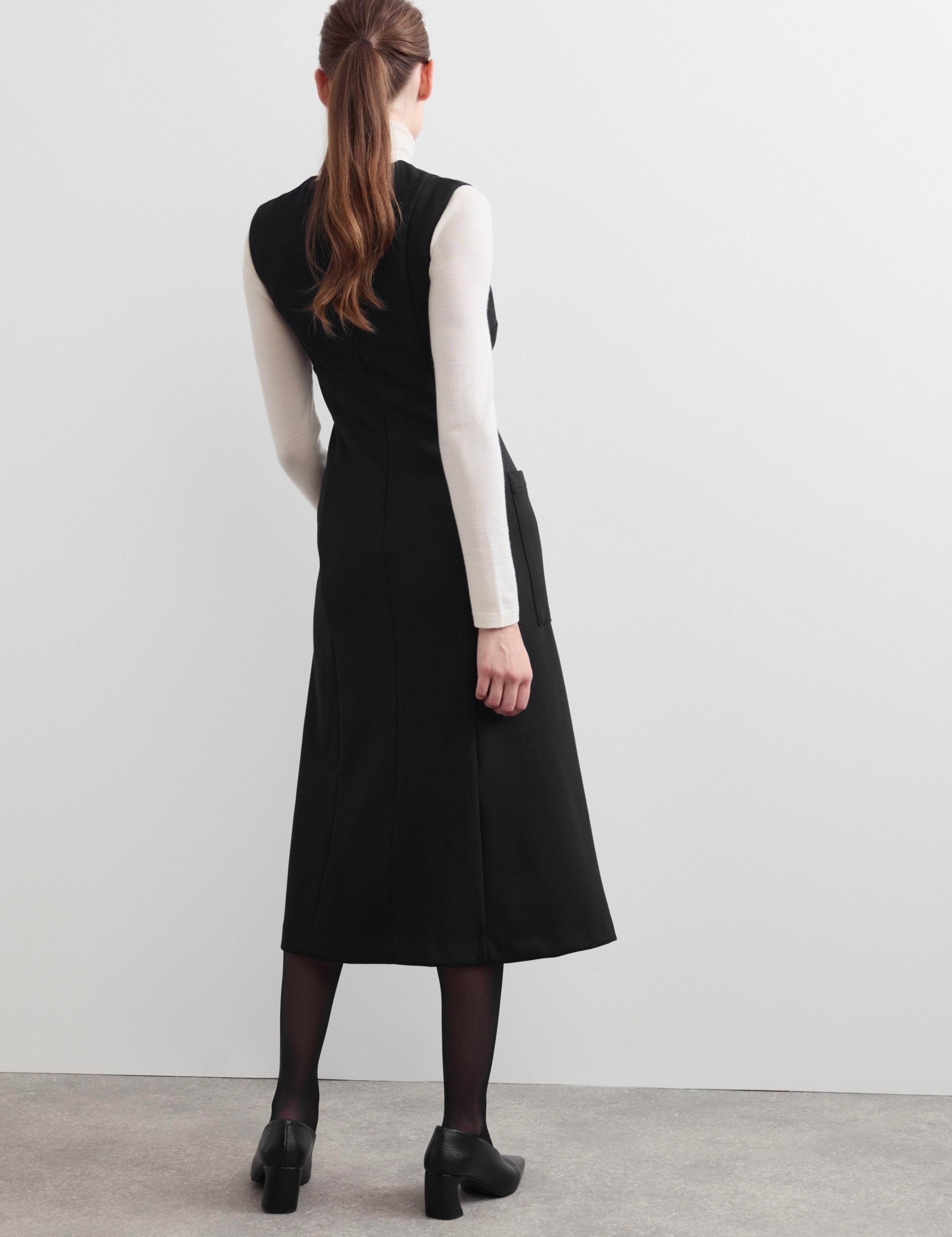 Wool Blend Midi Column Dress 6 of 7
