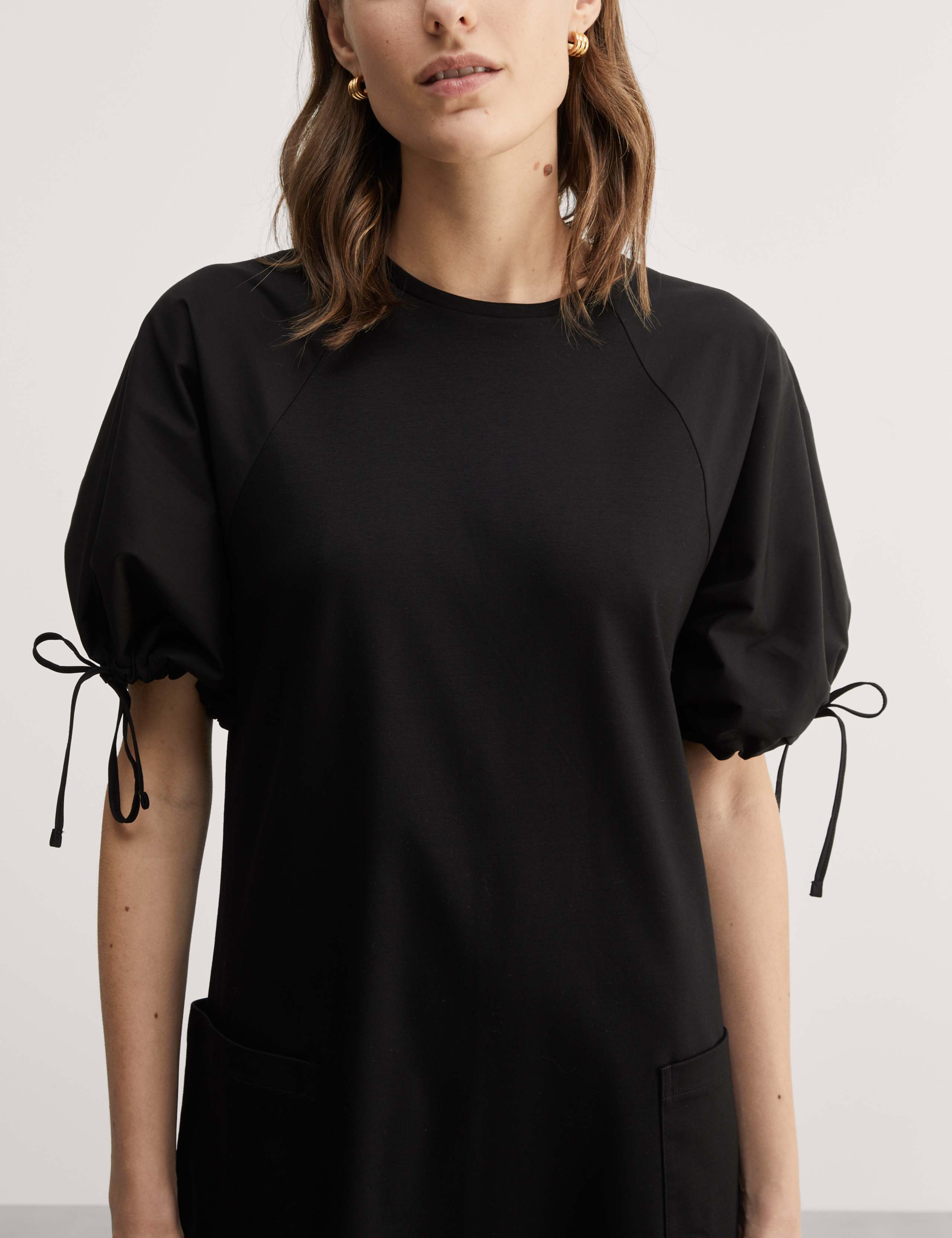 Pure Cotton Jersey Midi Shift Dress 4 of 5