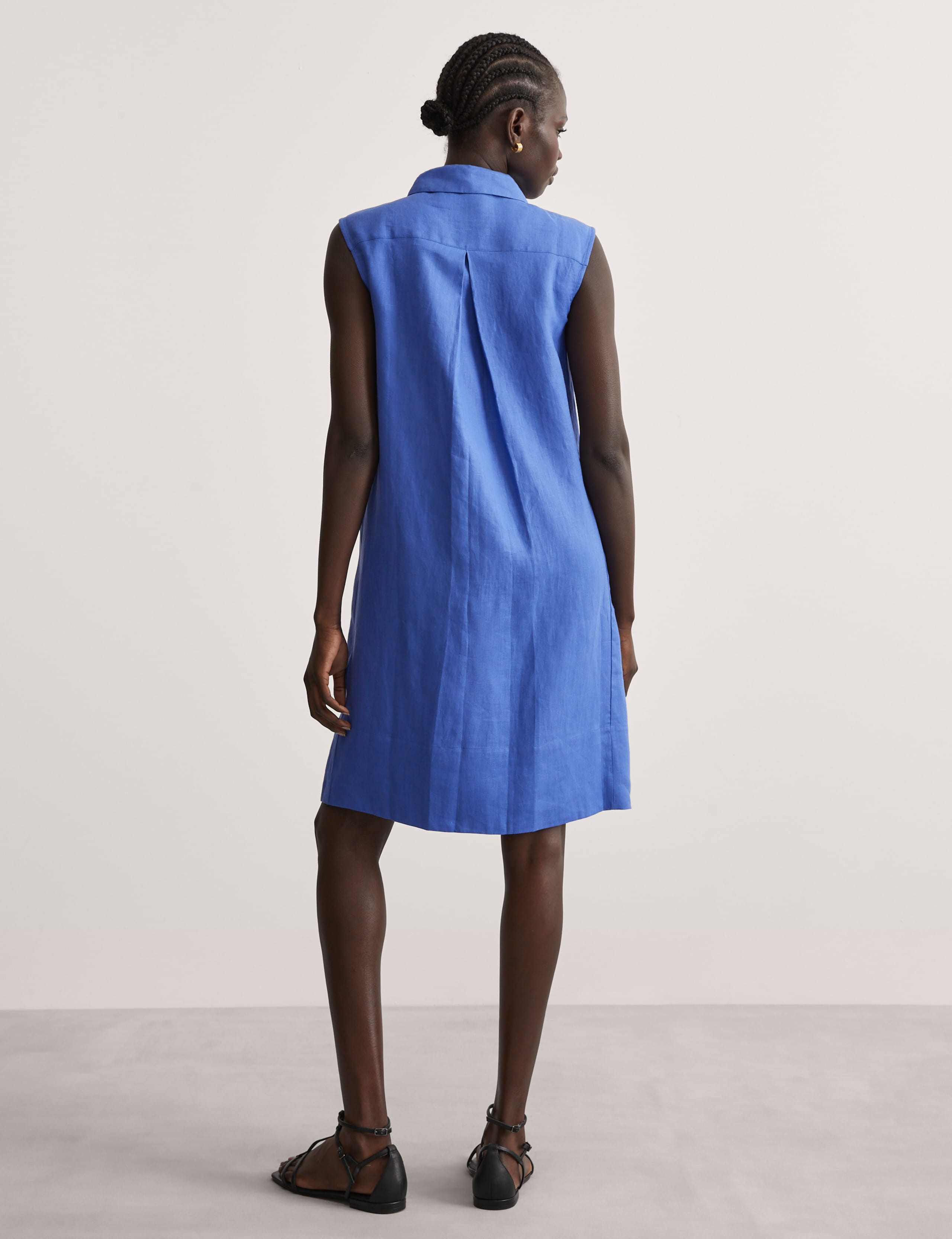 Pure Linen Utility Shirt Dress 5 of 6