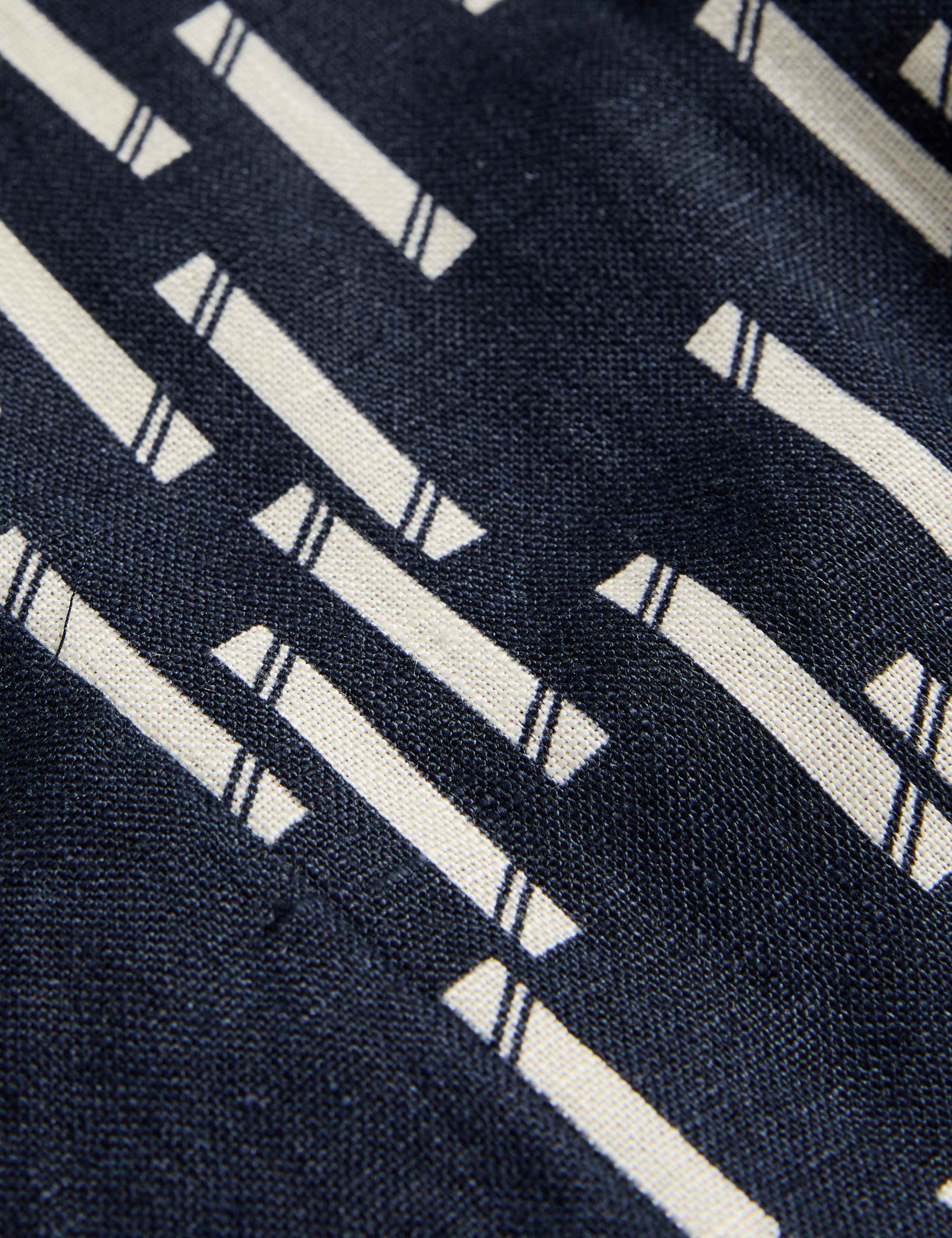 Pure Linen Dash Print Midi Dress 7 of 7