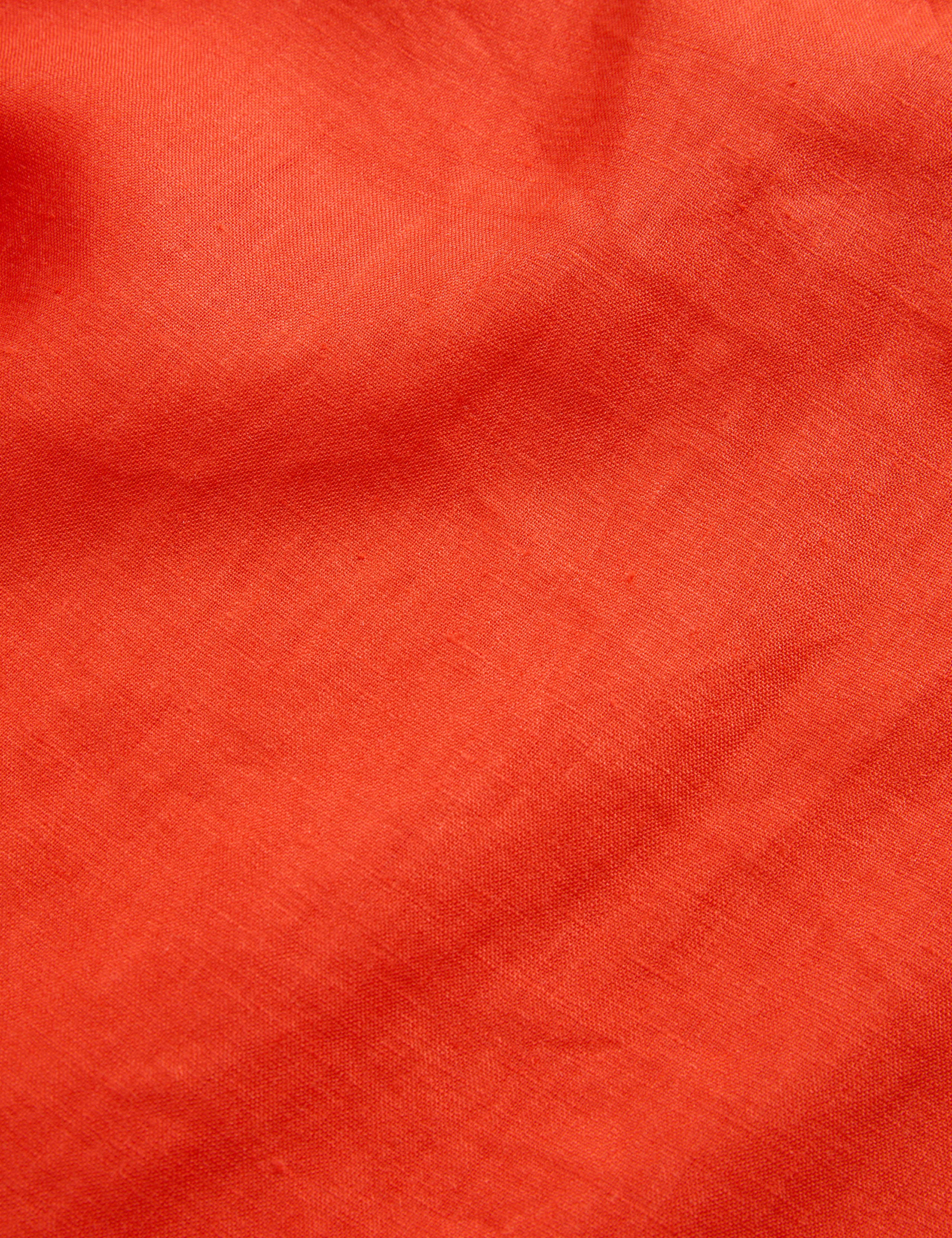 Pure Linen V-Neck Knee Length Shift Dress 6 of 6