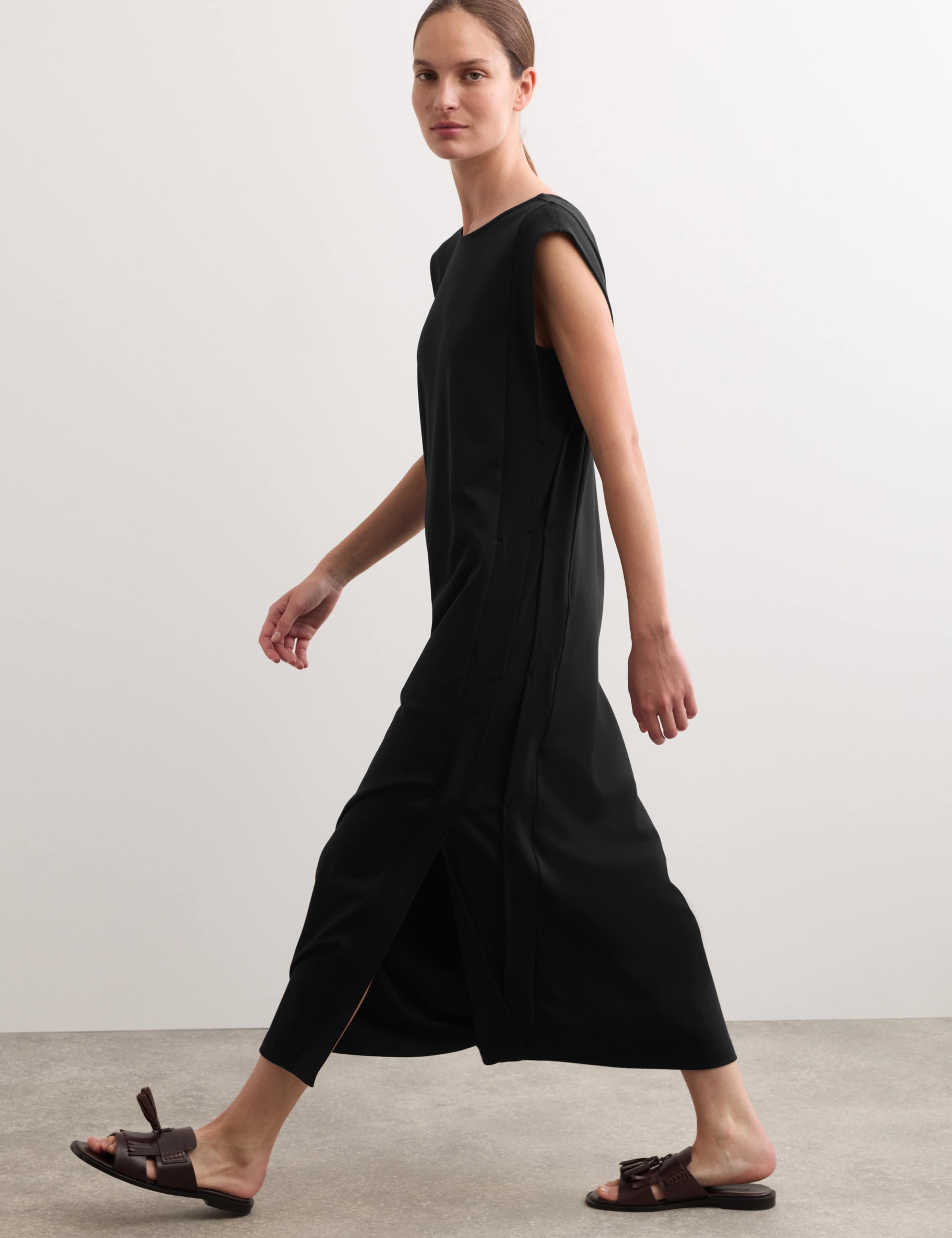 Jersey Midi Column Dress 5 of 6