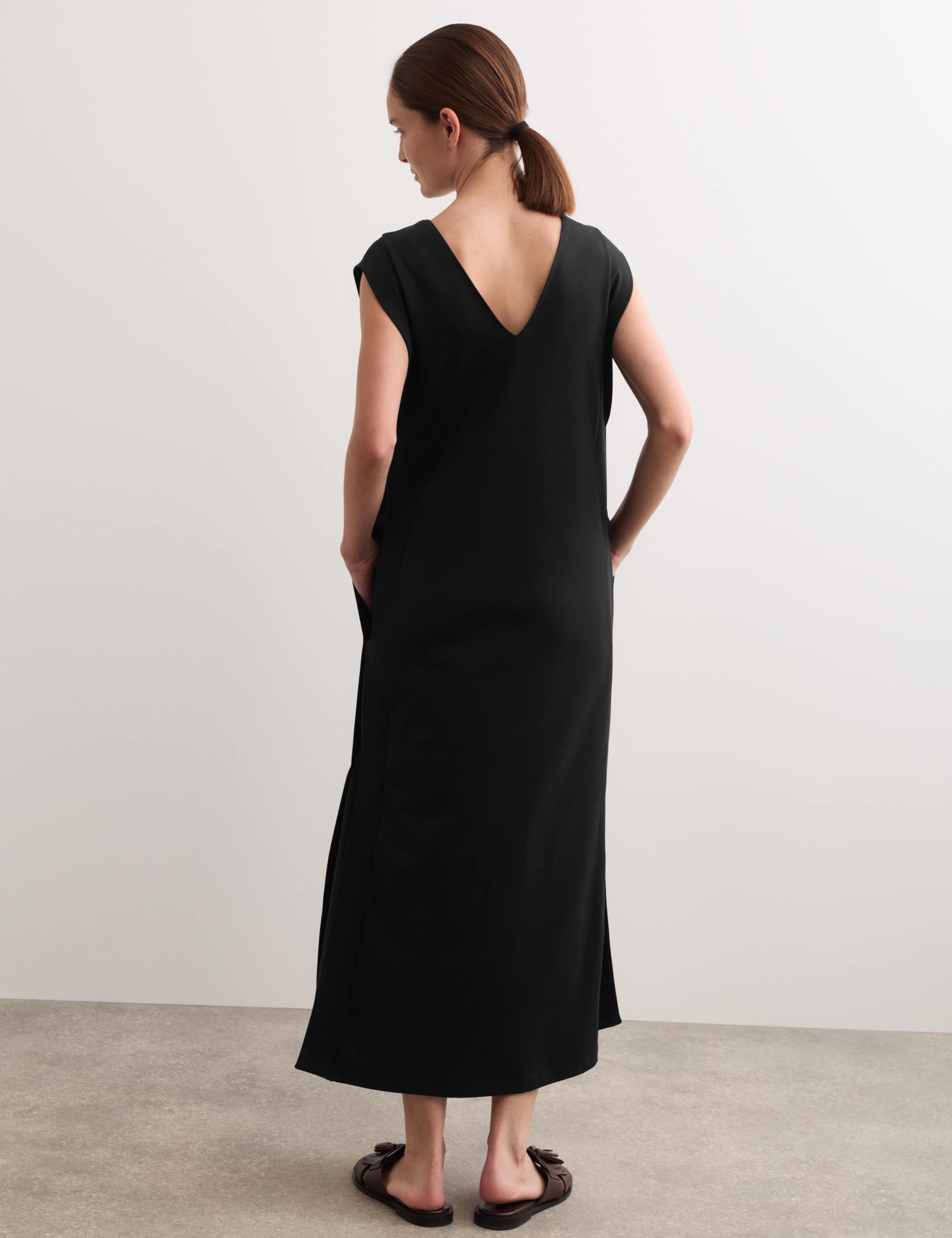 Jersey Midi Column Dress 6 of 6
