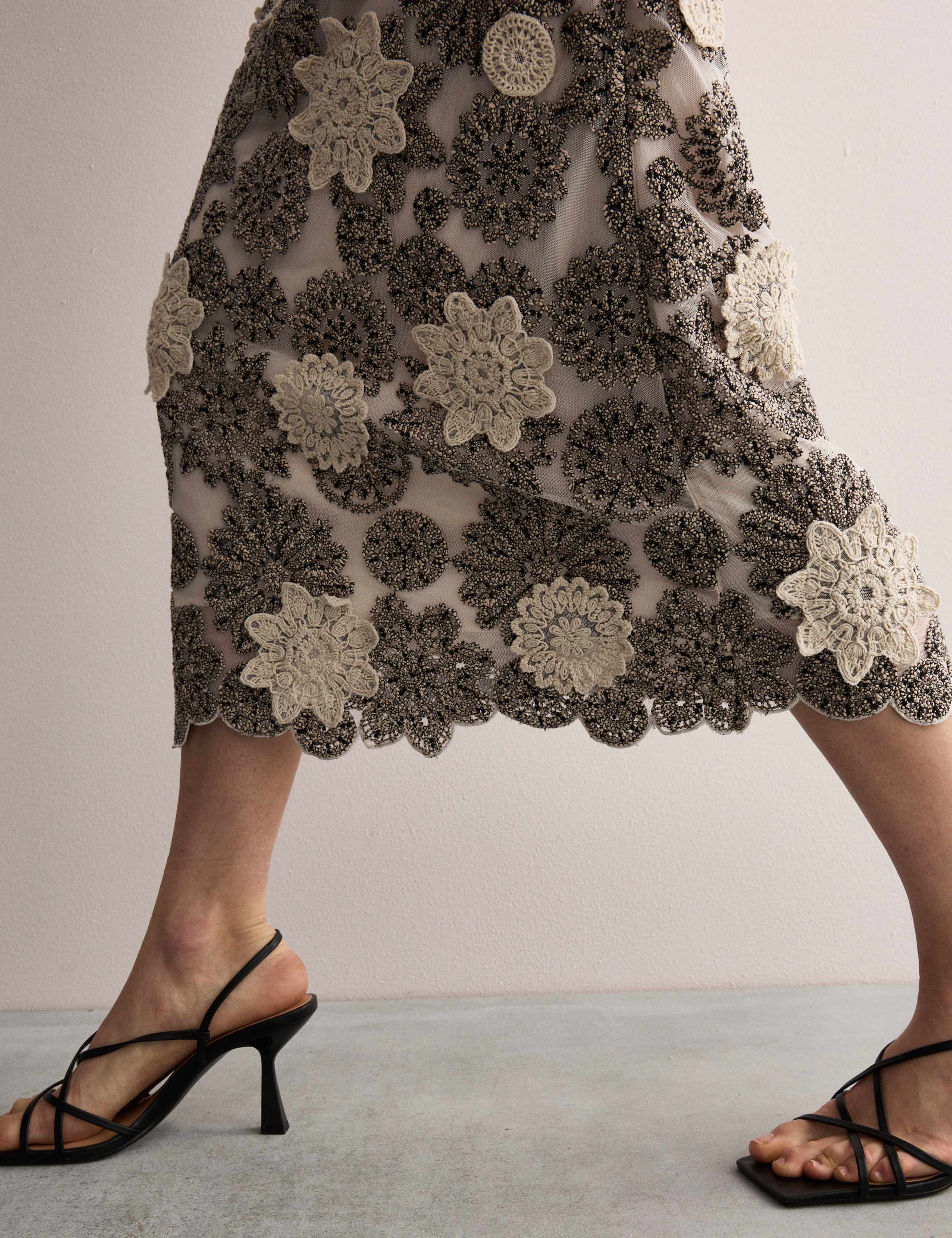 Floral Midi Column Dress 6 of 8