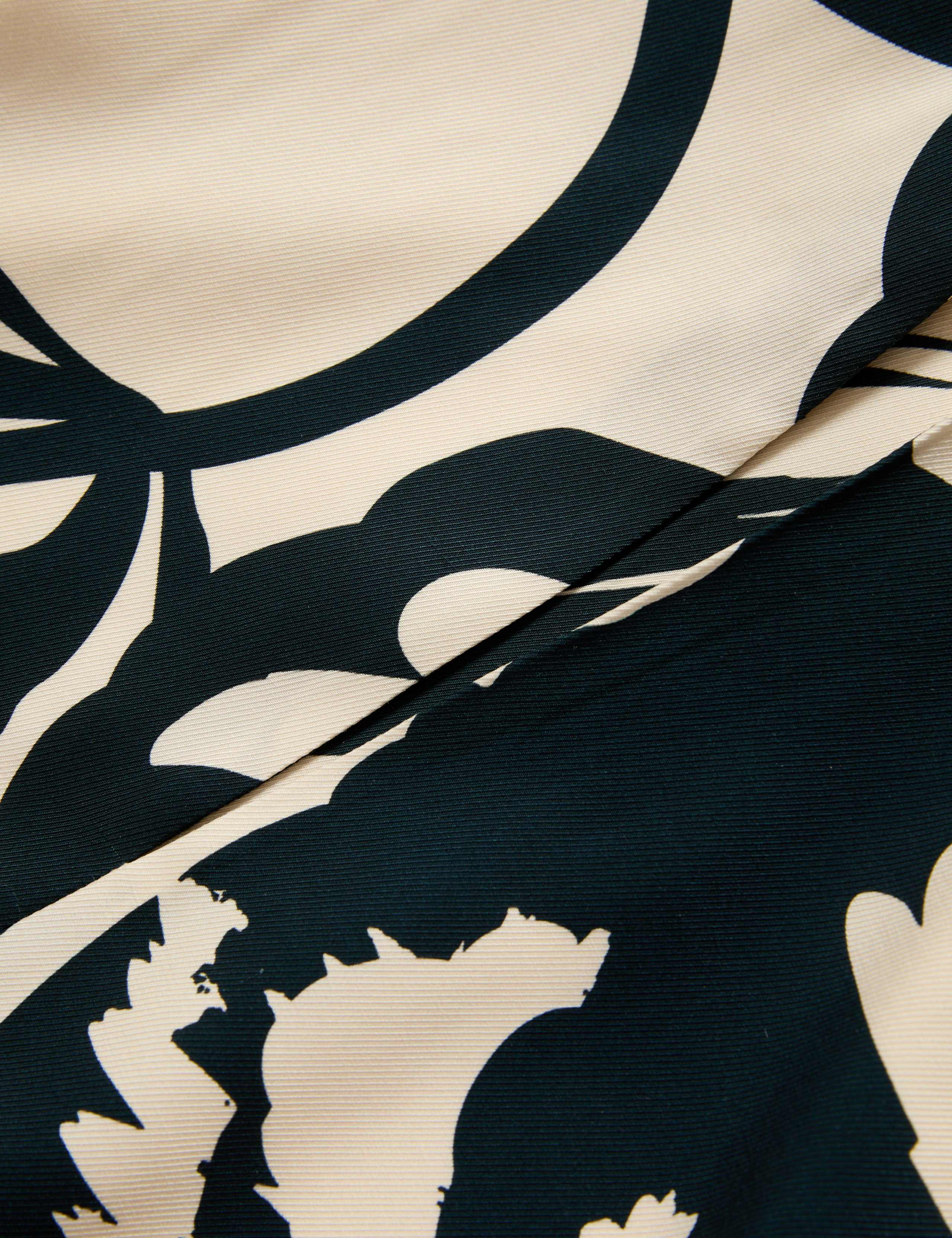 Floral V-Neck Midi Column Dress 6 of 6