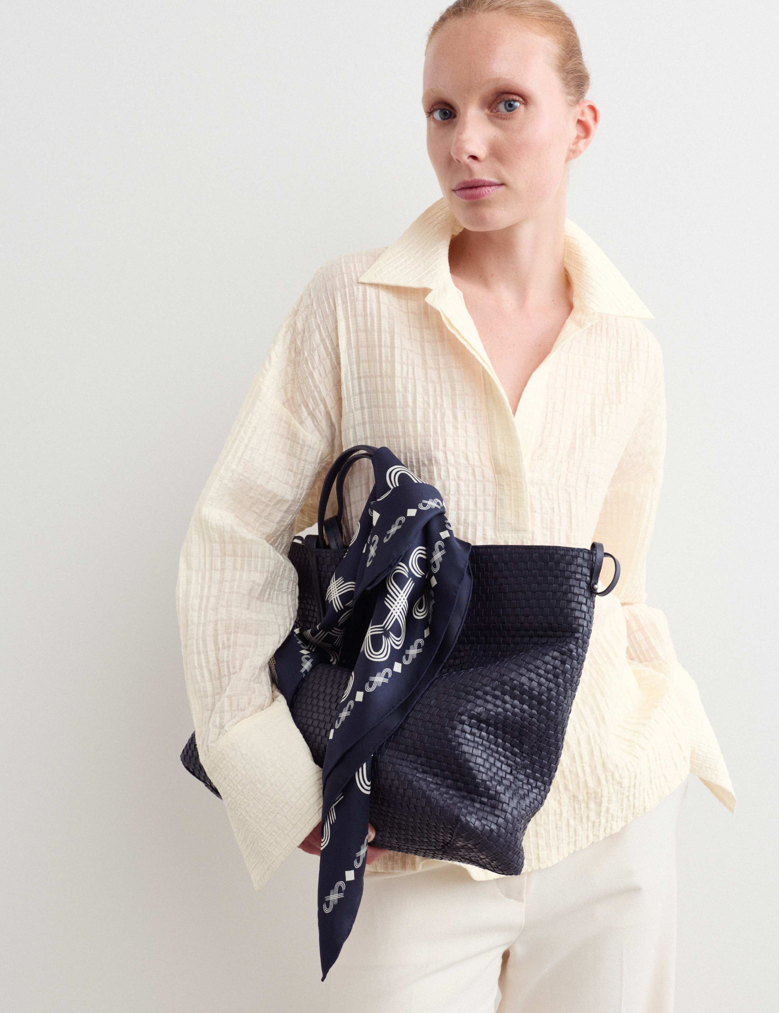 Lyocell Rich Plisse Relaxed Shirt 5 of 7