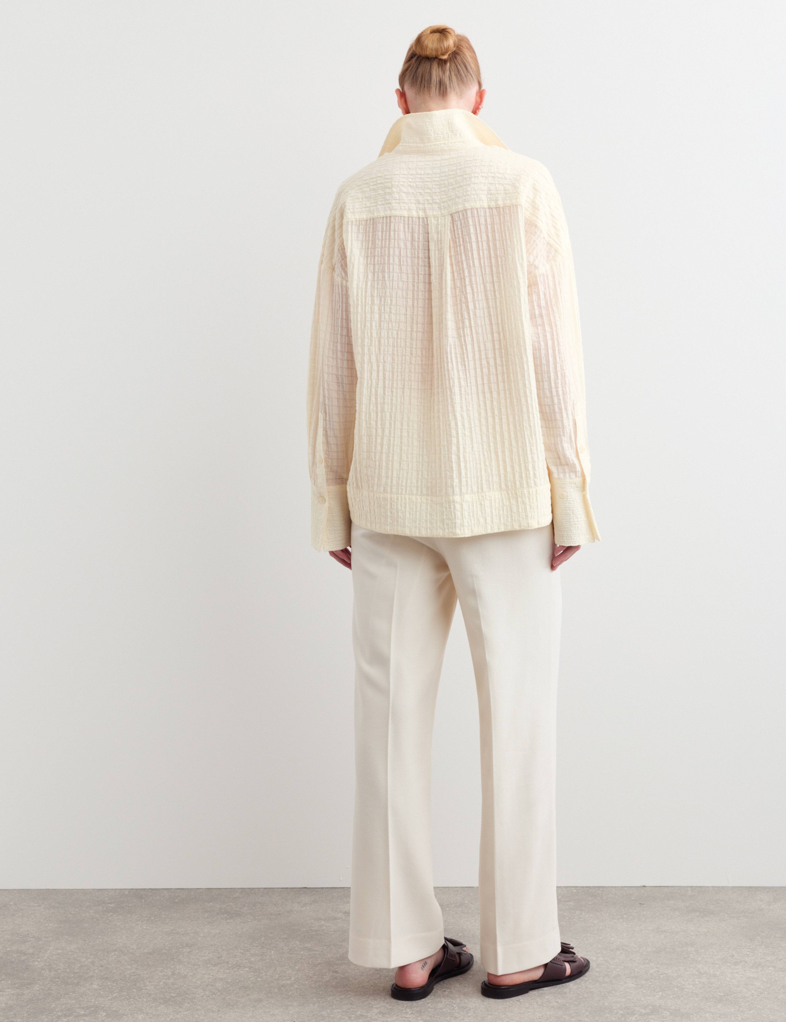 Lyocell Rich Plisse Relaxed Shirt 7 of 7