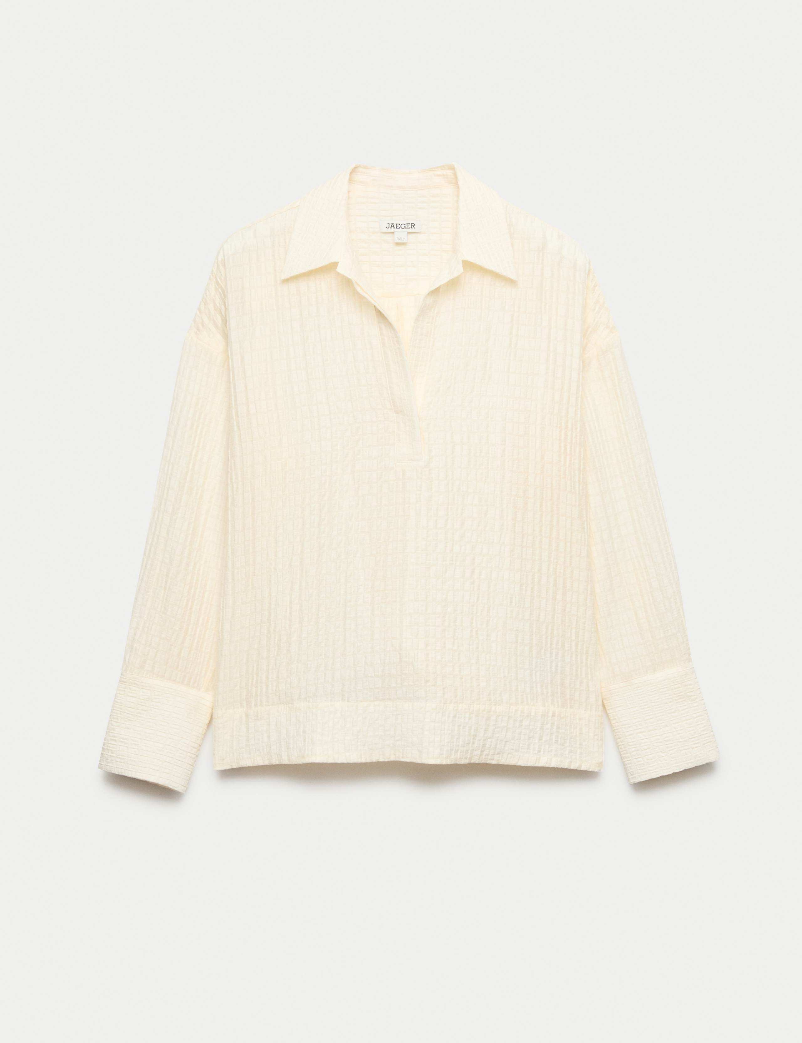 Lyocell Rich Plisse Relaxed Shirt 2 of 7