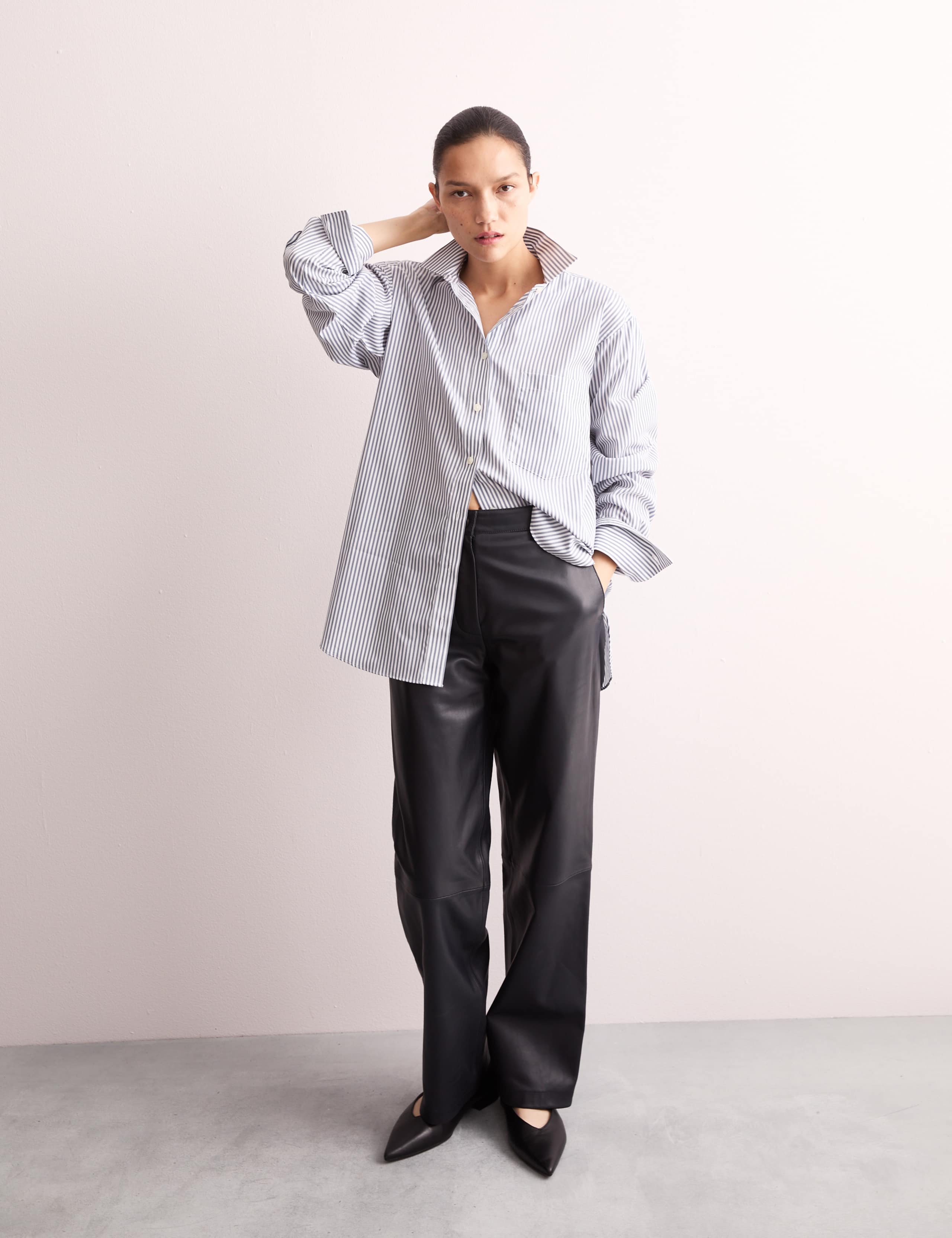 Pure Cotton Double Cuff Relaxed Shirt 3 of 8