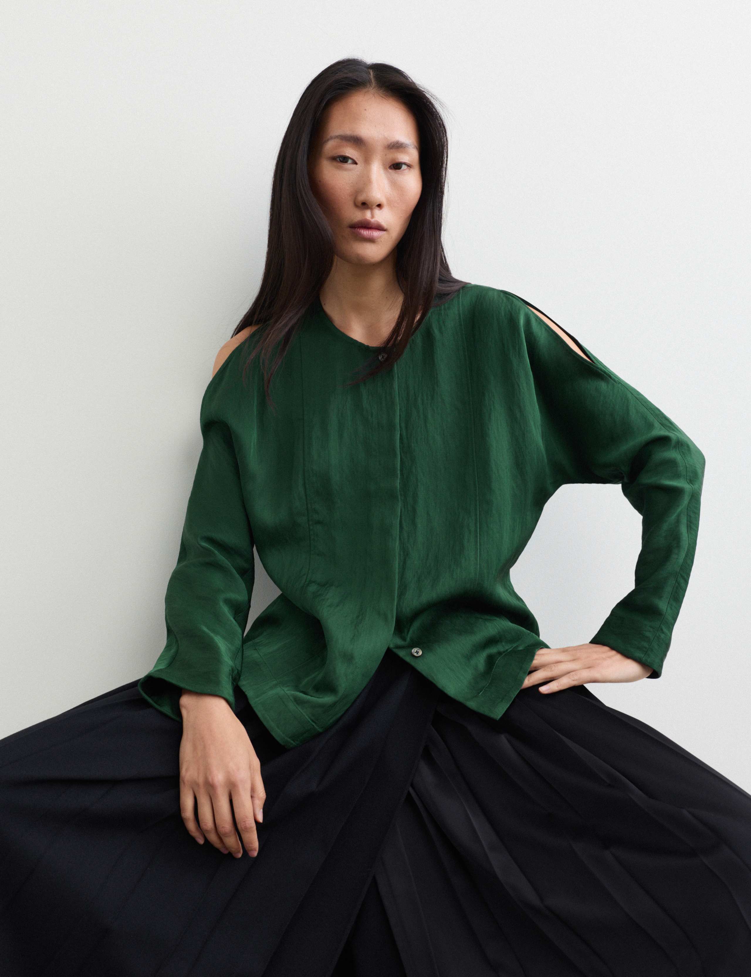 Round Neck Button Through Blouse 5 of 7