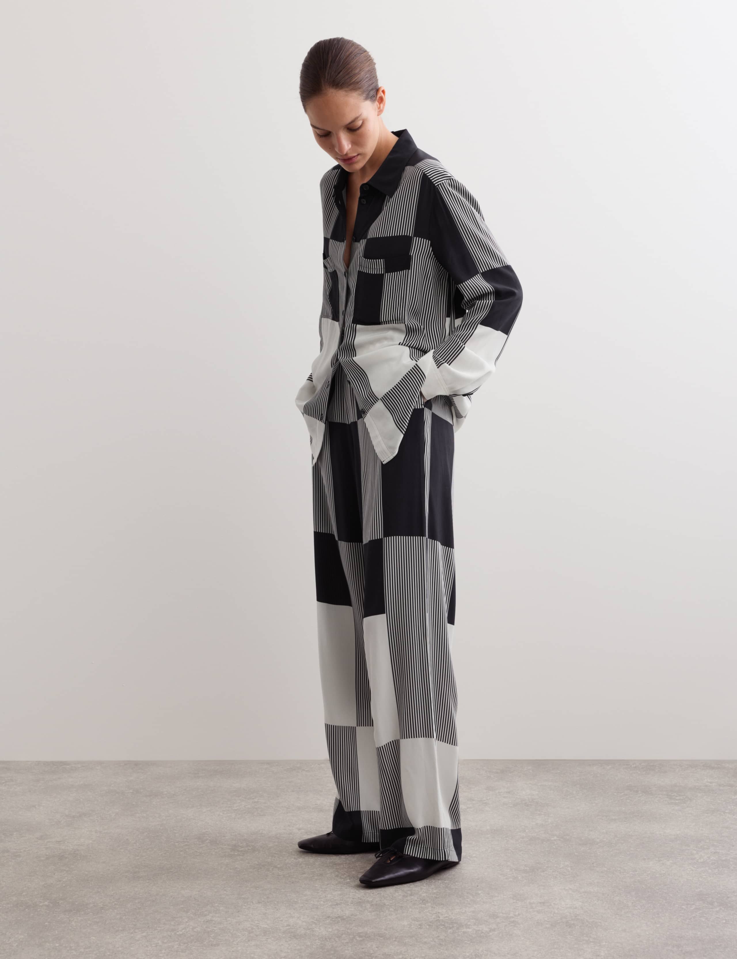 Block Print Co-Ord Shirt 5 of 8