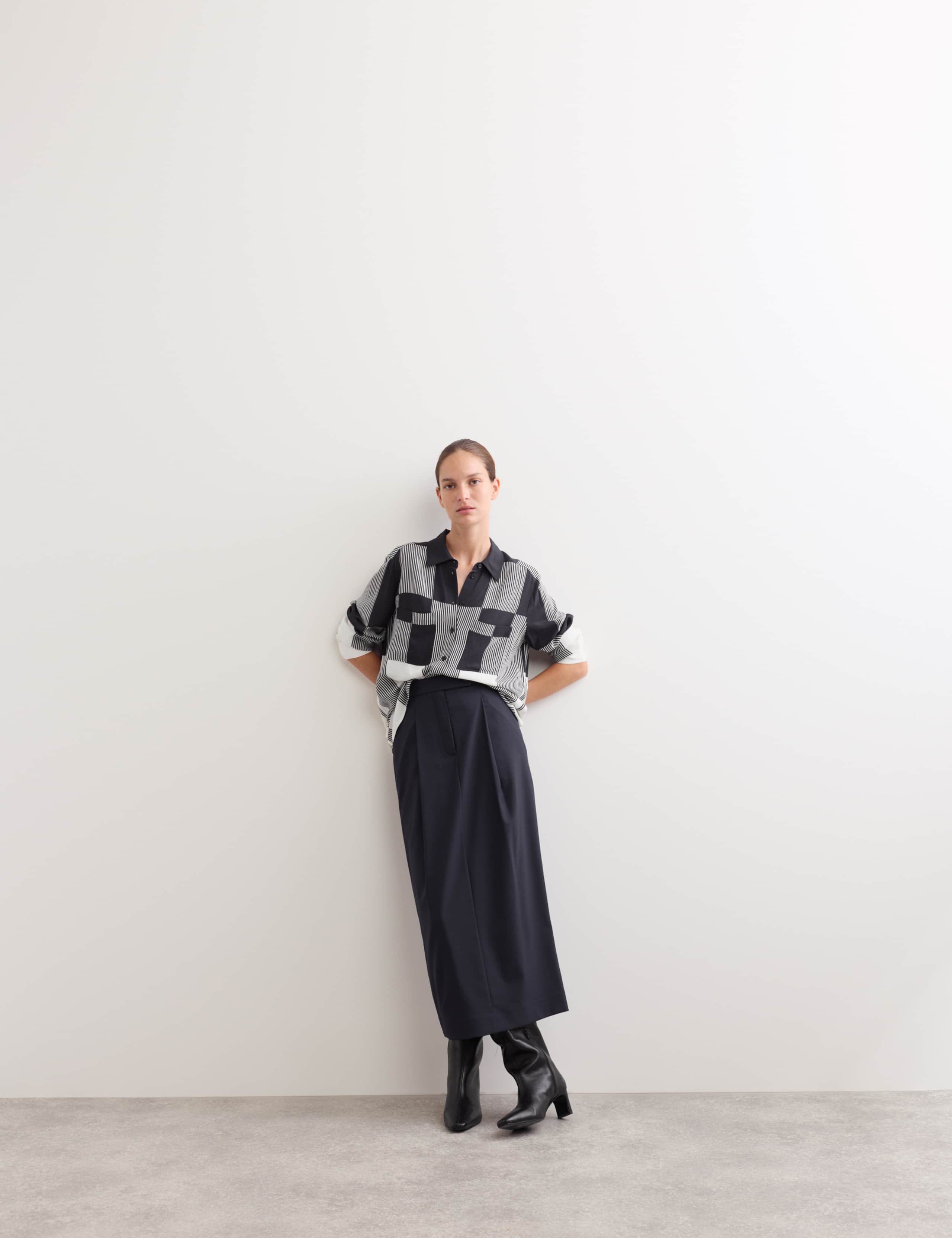 Block Print Co-Ord Shirt 7 of 8