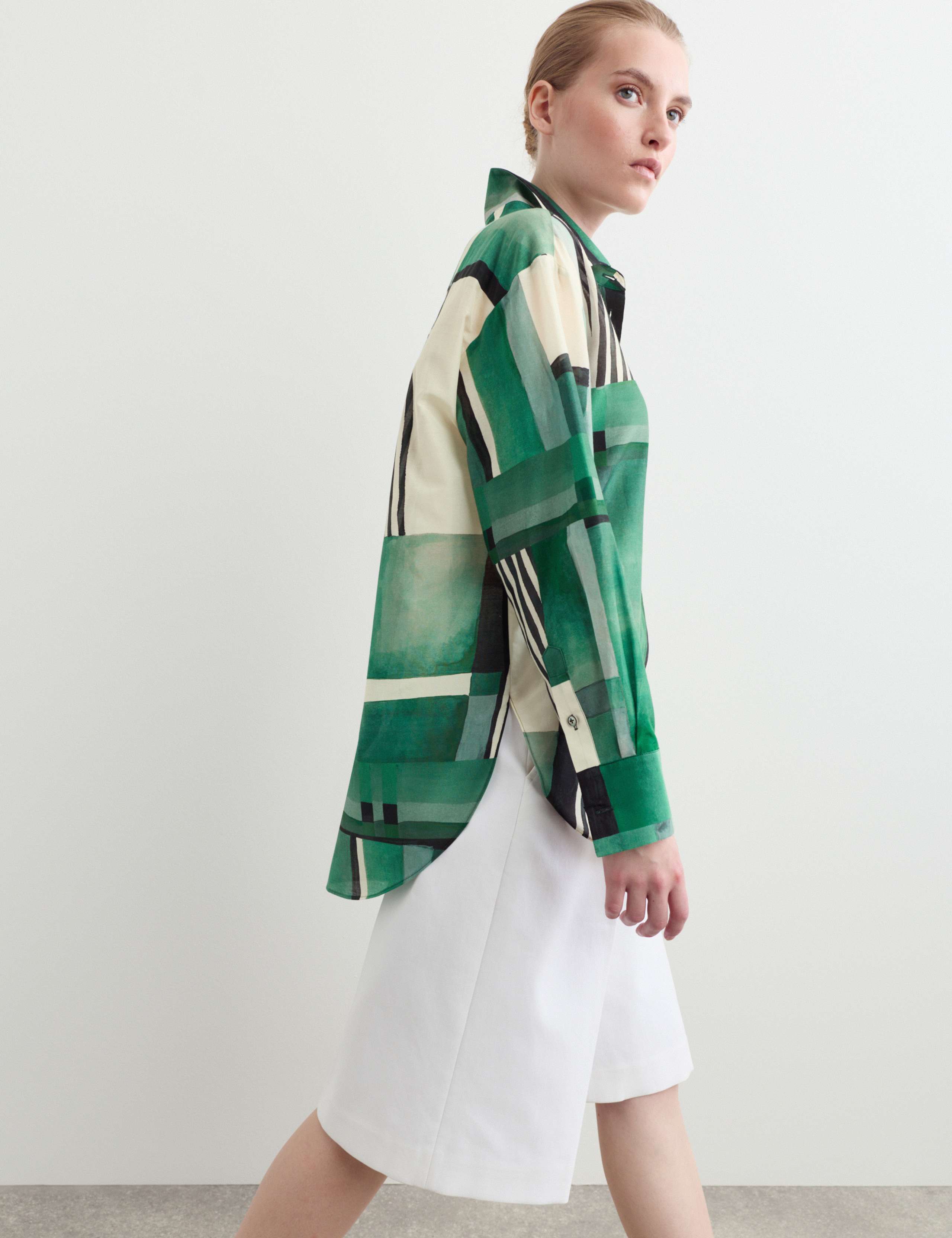 Cotton Rich Geometric Shirt 6 of 7