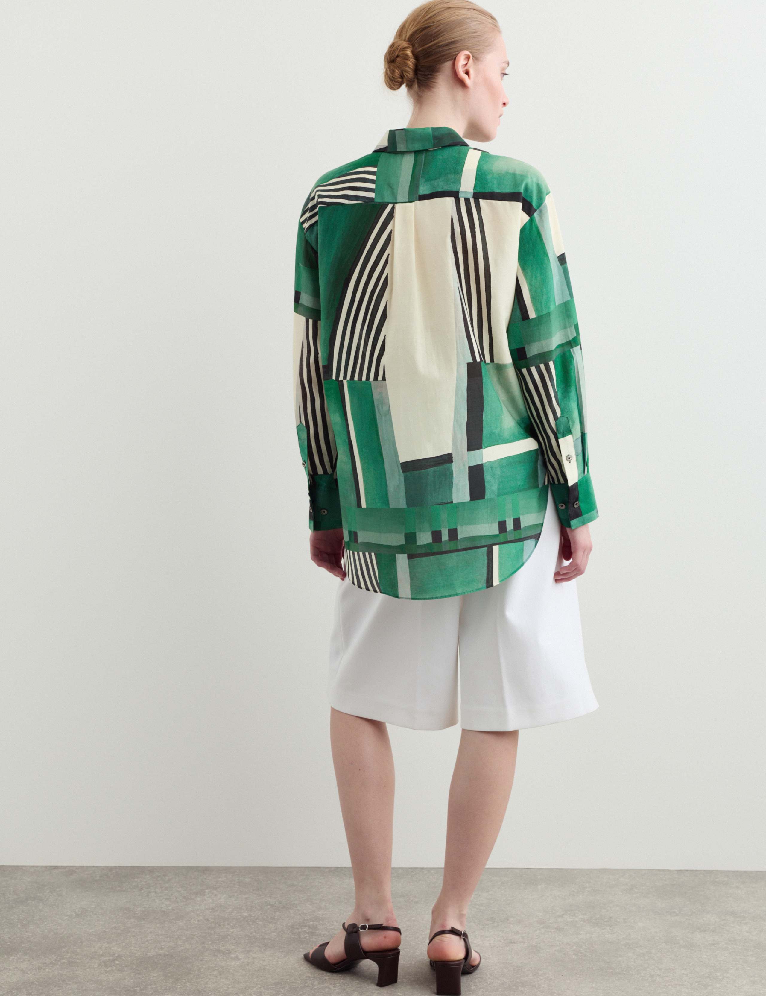 Cotton Rich Geometric Shirt 7 of 7