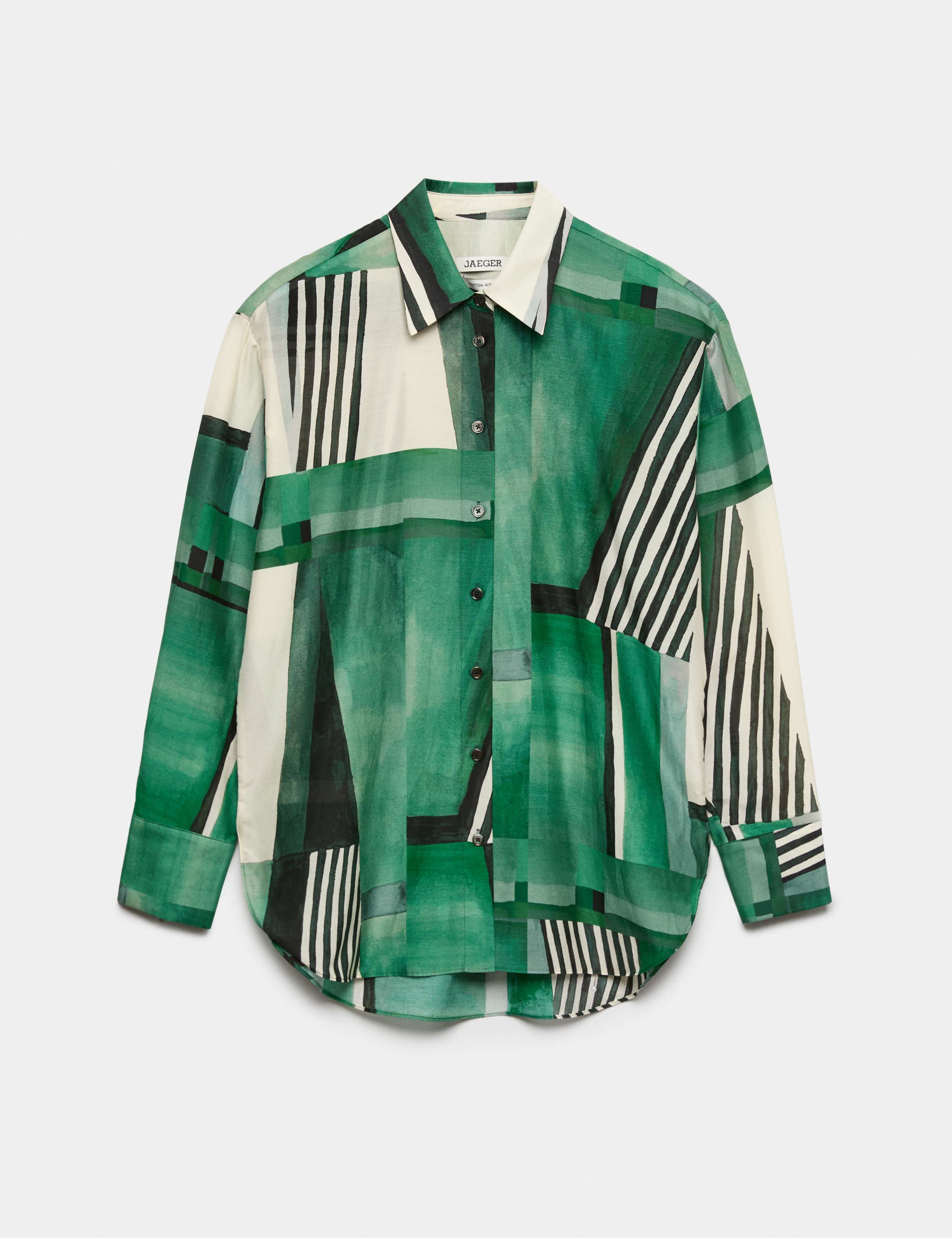 Cotton Rich Geometric Shirt 2 of 7