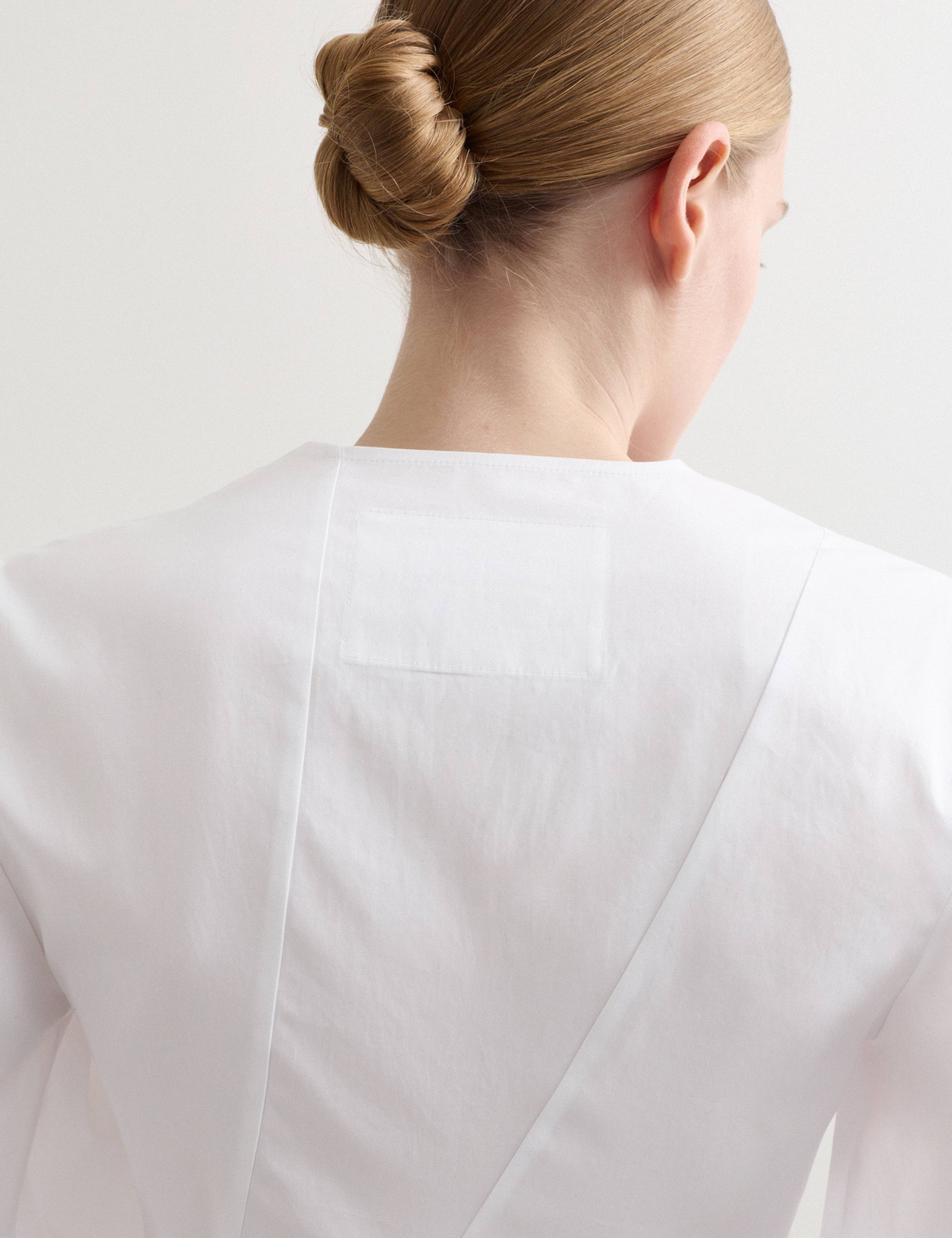Pure Cotton V-Neck Button Through Blouse 4 of 7