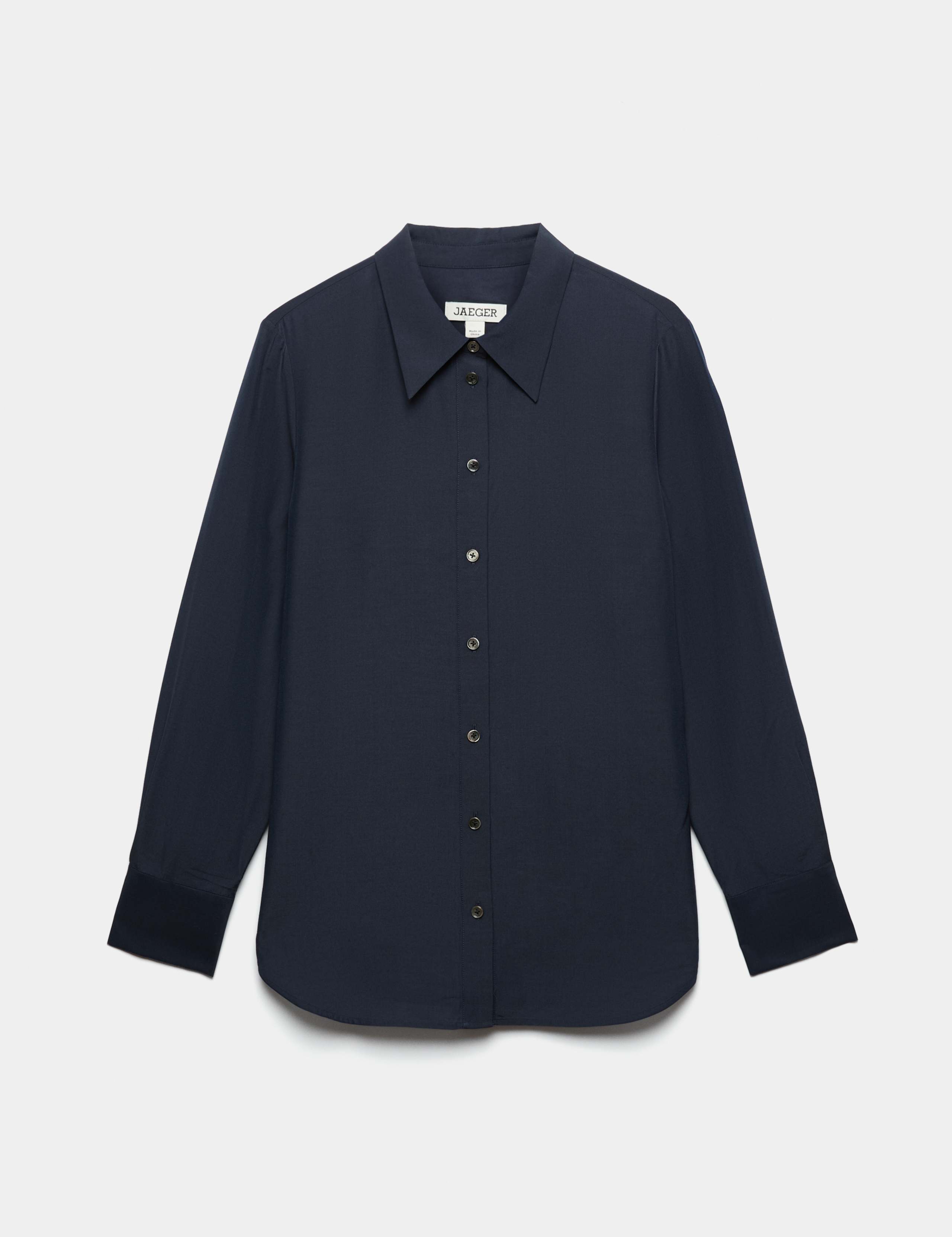 Lyocell Rich Shirt with Silk and Wool 2 of 7