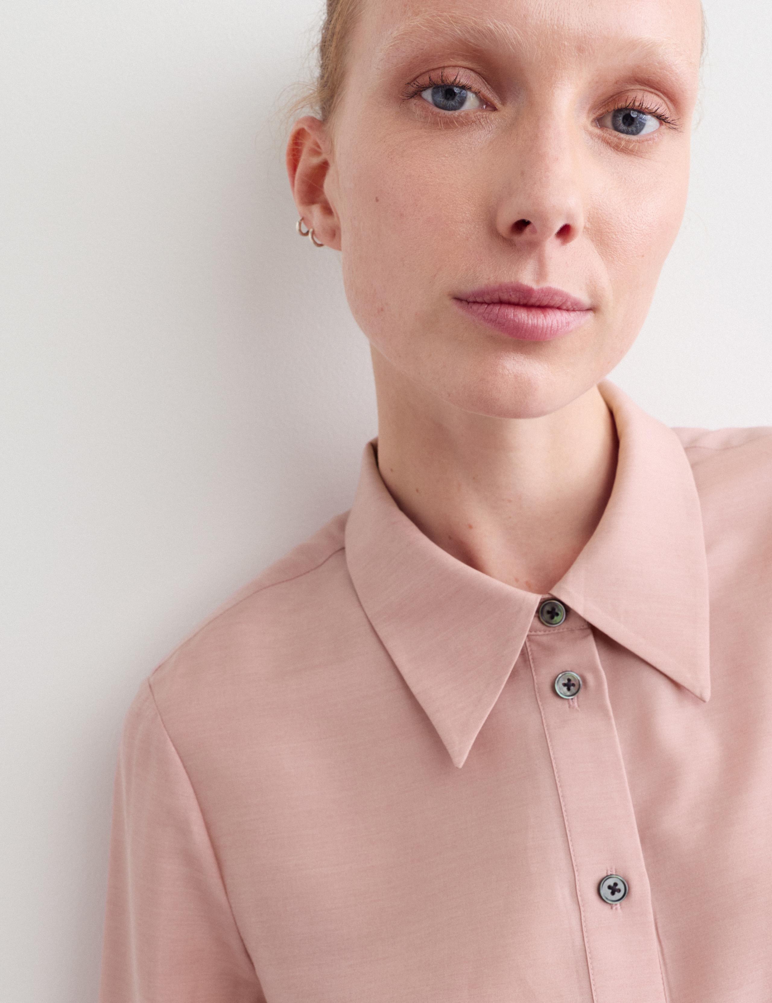 Lyocell Rich Shirt with Silk and Wool 3 of 6