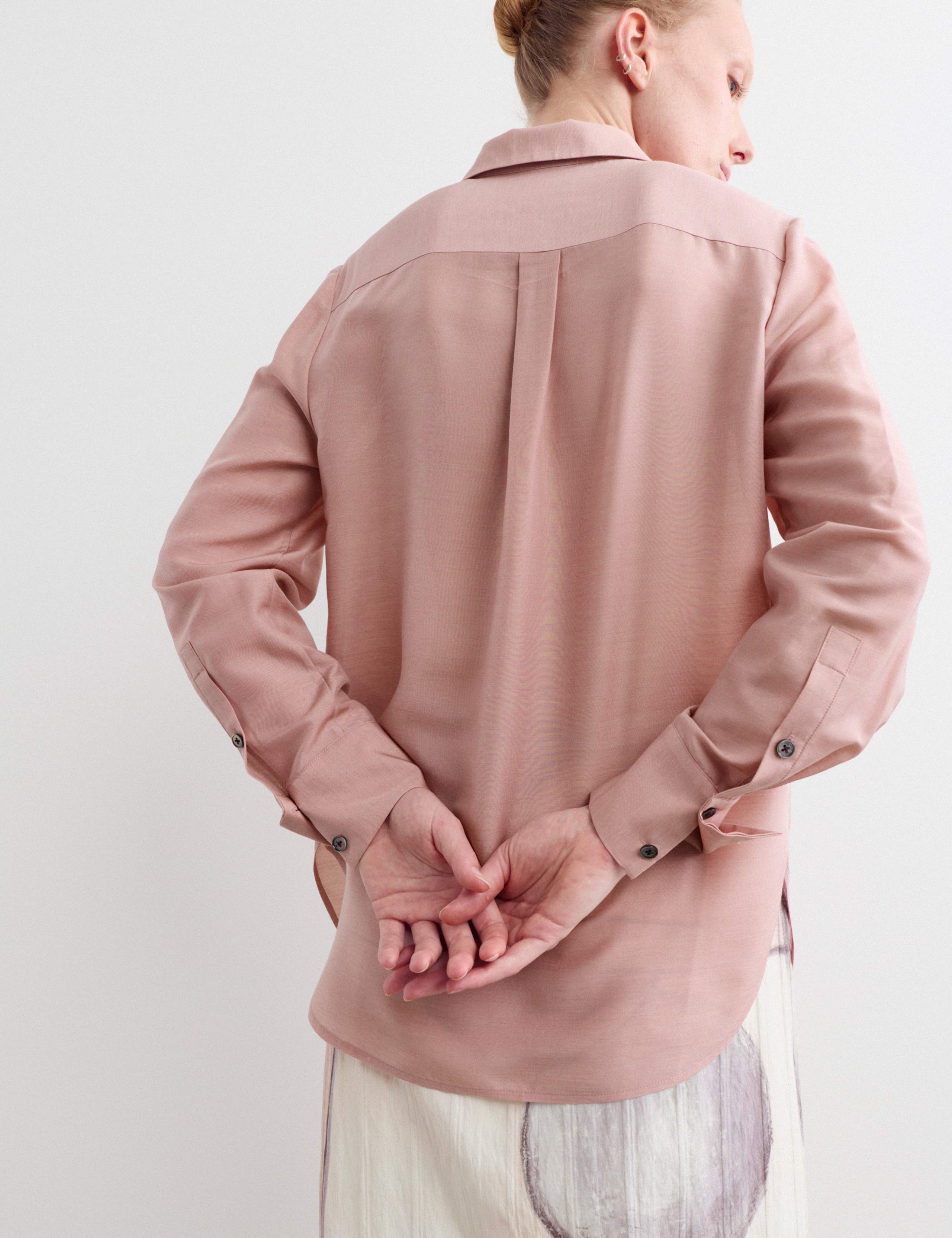 Lyocell Rich Shirt with Silk and Wool 6 of 6