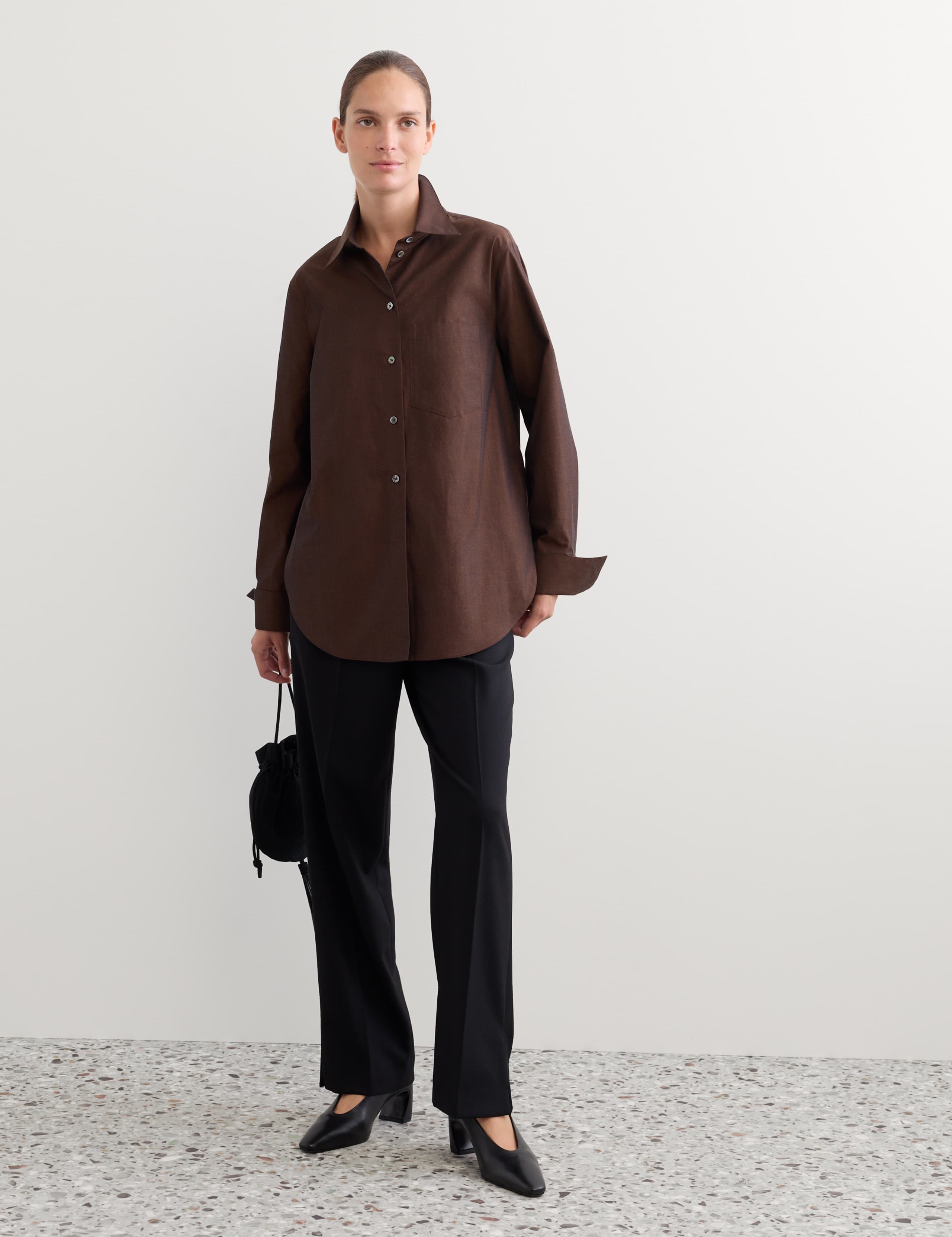 Pure Cotton Colour Block Collared Shirt 6 of 6