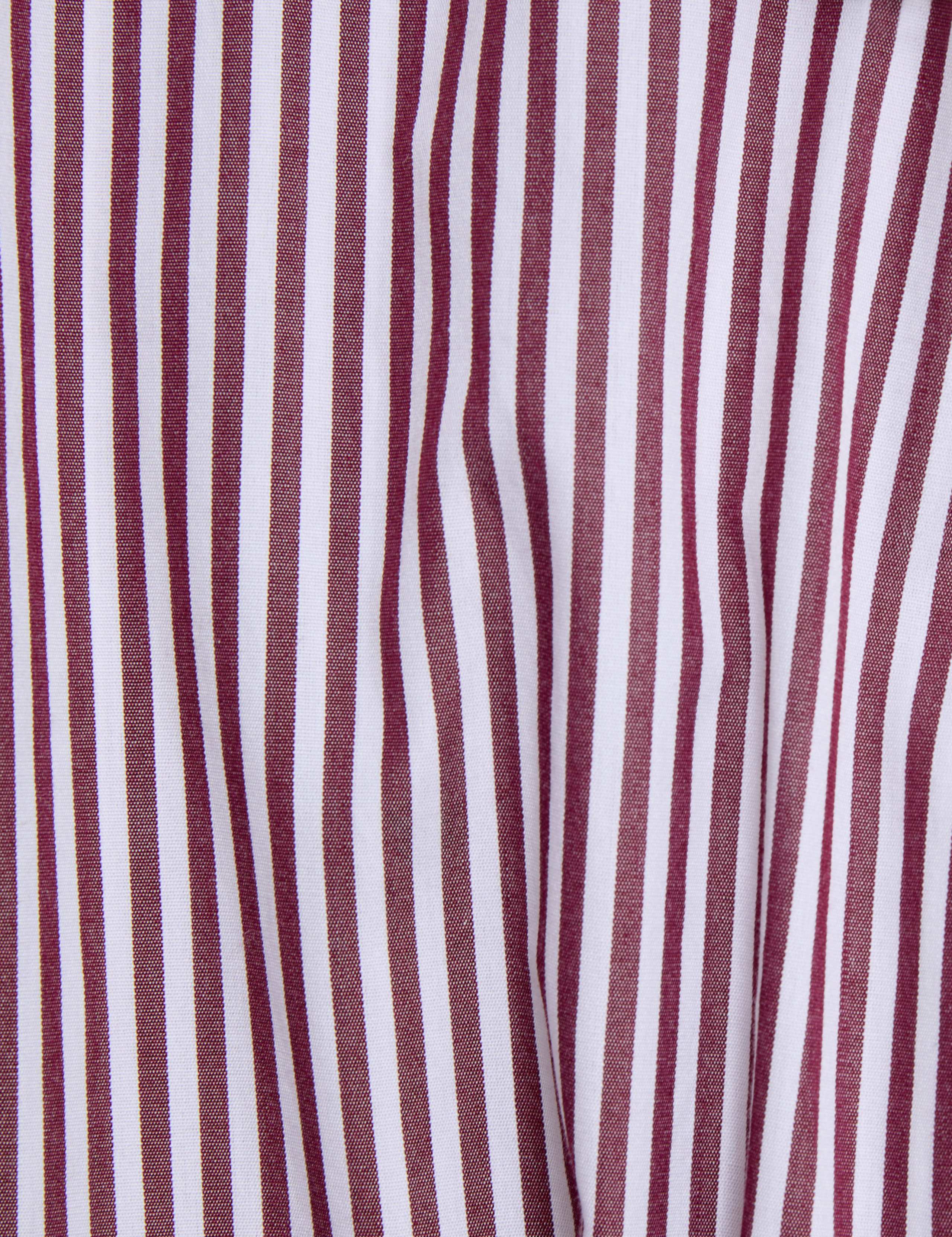 Pure Cotton Striped Collared Oversized Shirt 8 of 8